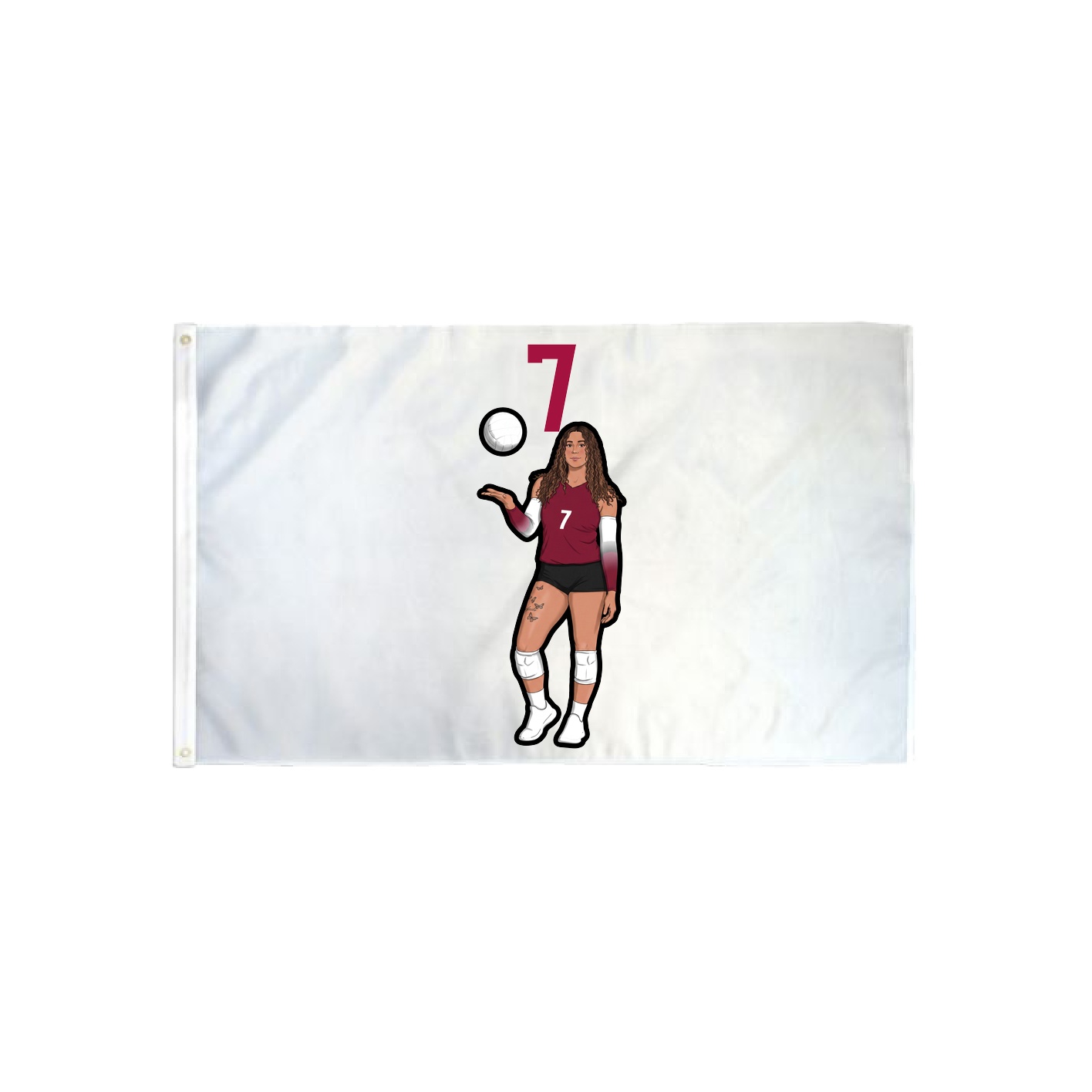 3x5 Flag — Number Top in Classic