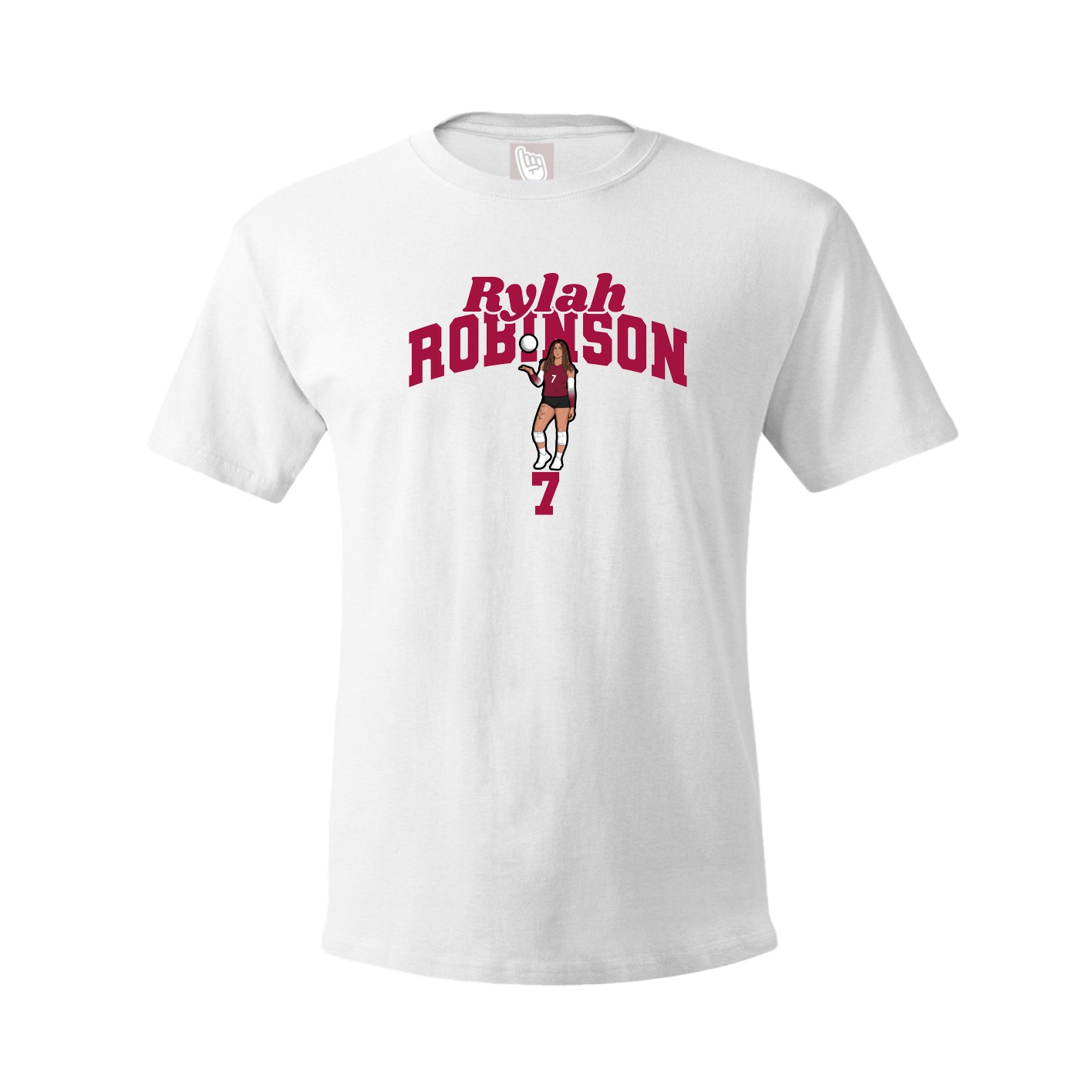 Youth Tee — Signature Arch in White