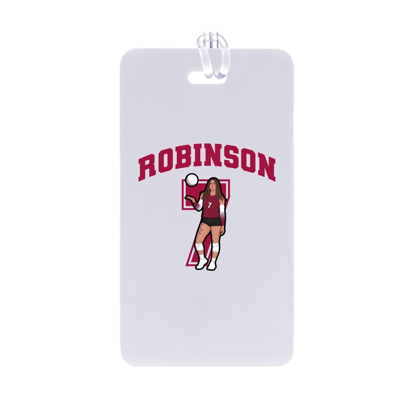 Bag Tag — Number in Classic