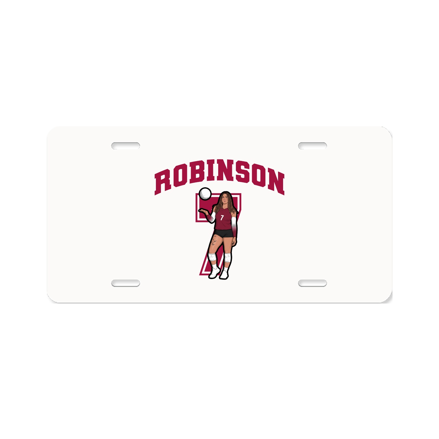 License Plate — Number in Classic