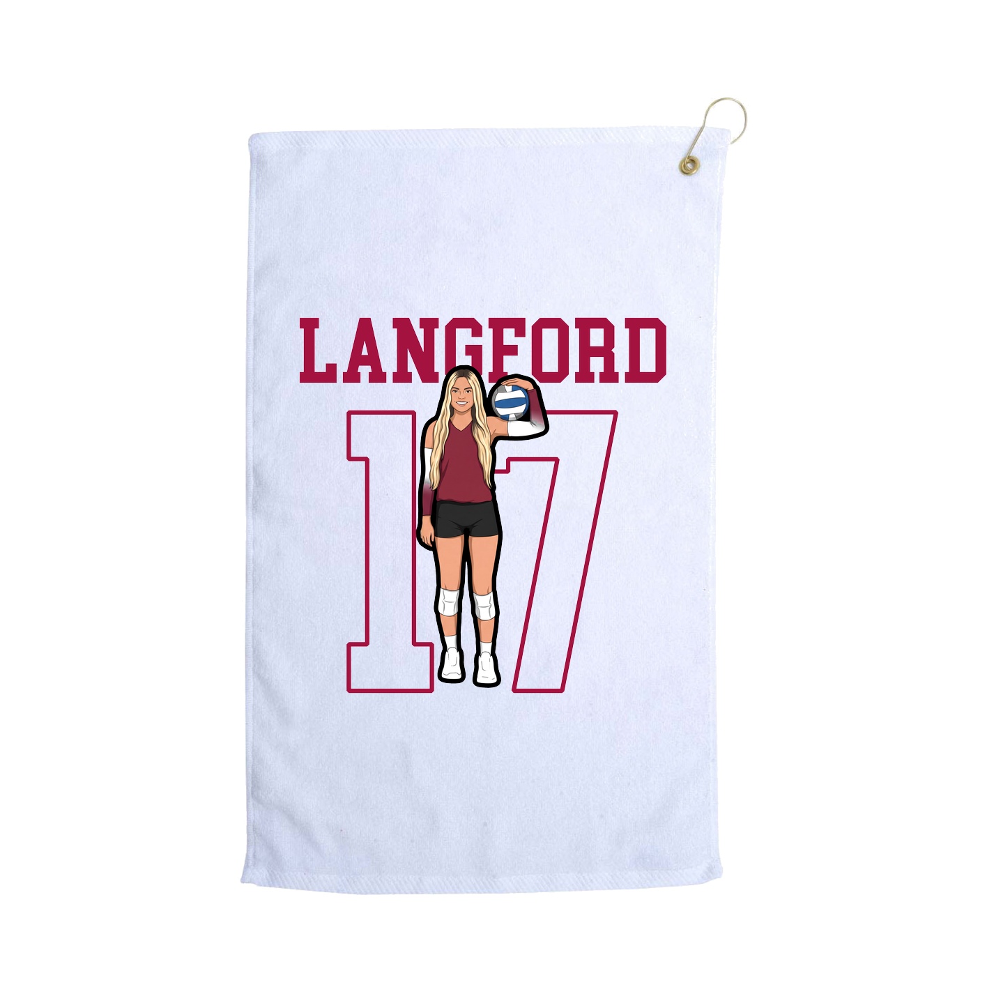 Golf Towel — Shirsey in White