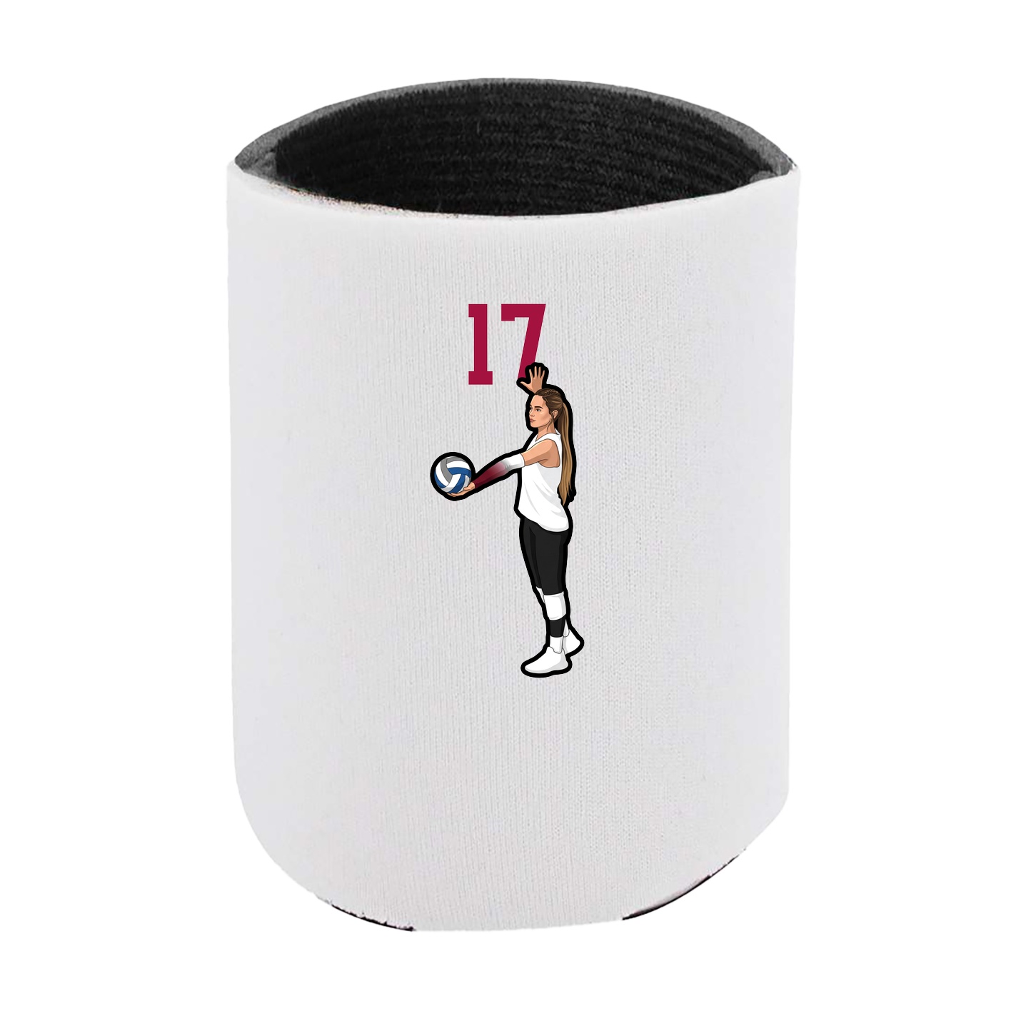 Can Holder — Number Top in White