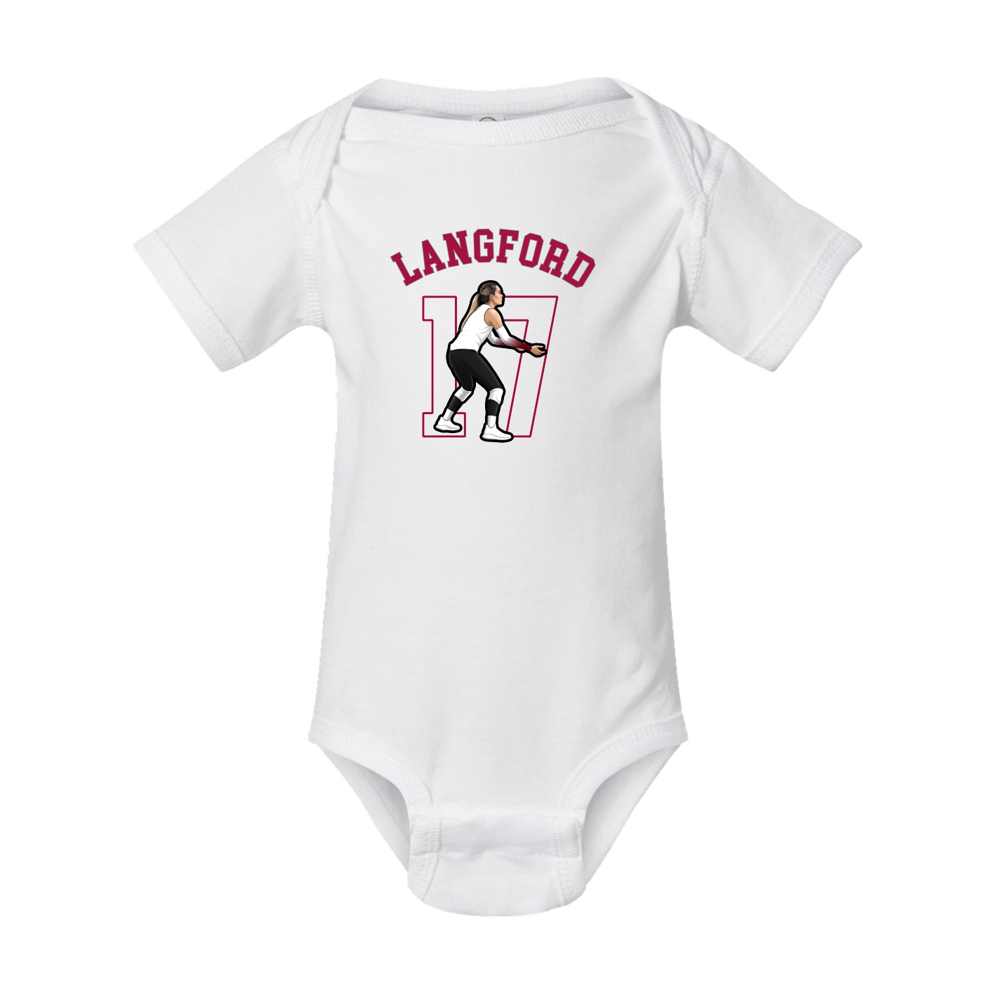 Baby Onesie — Shirsey Arch in White