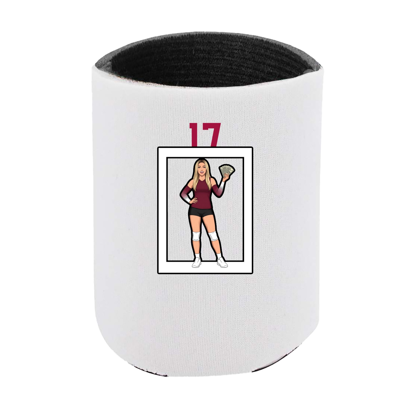Can Holder — Number Top in White