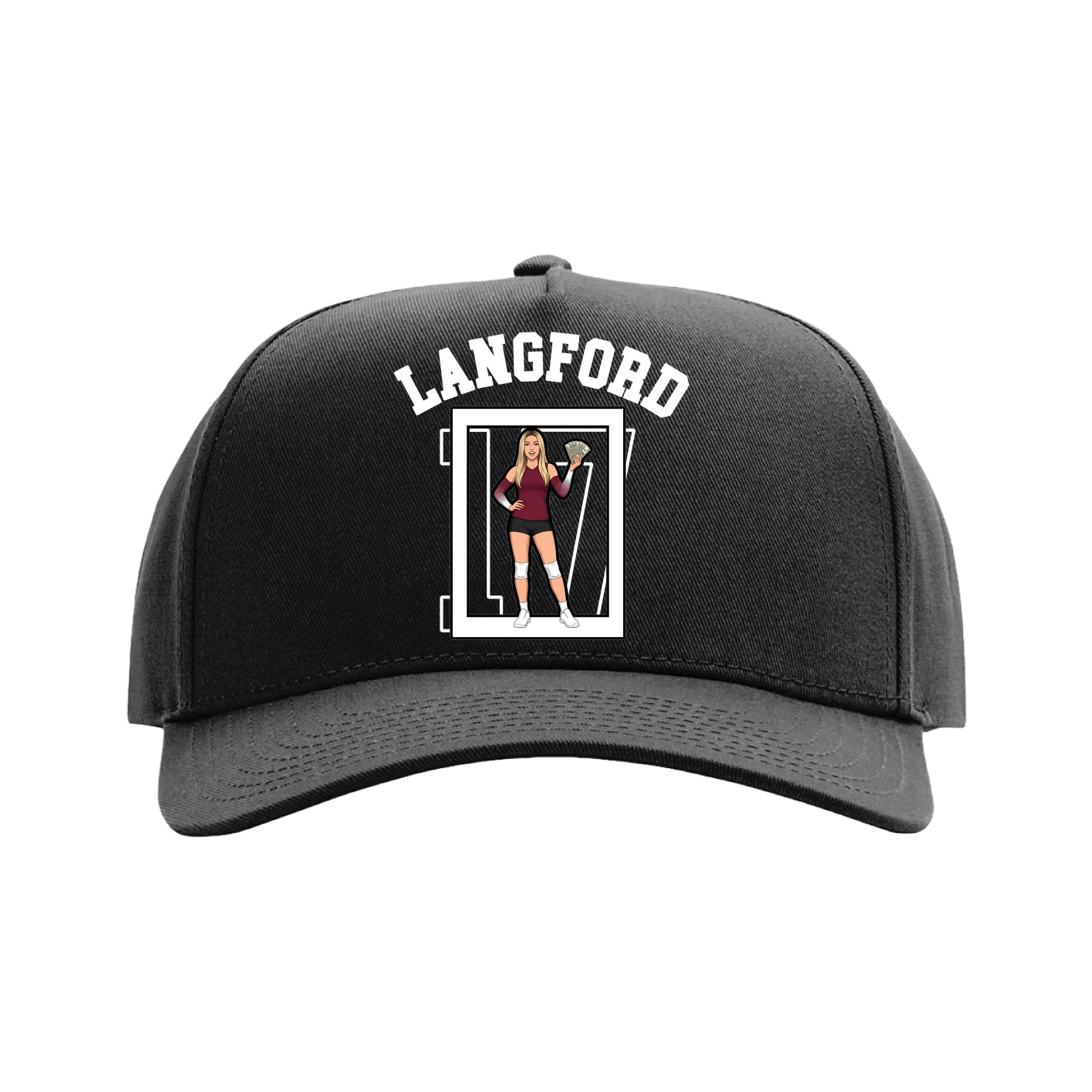 Full Fabric Five-Panel Champ Cap