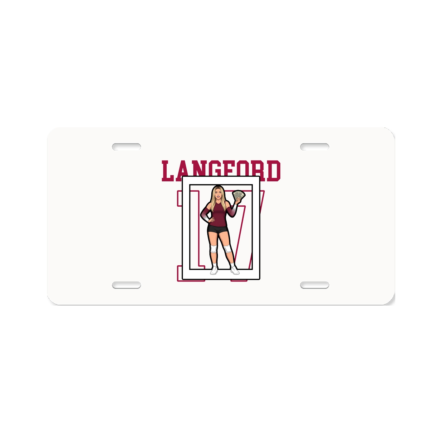 License Plate — Shirsey in Classic