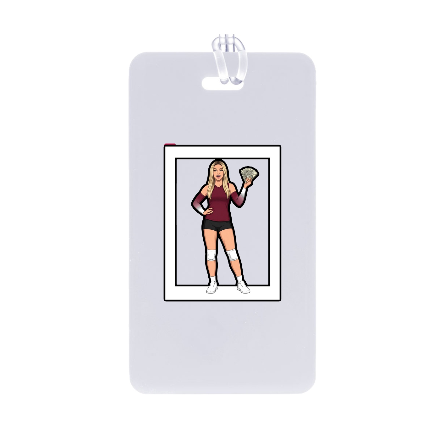 Bag Tag — Name Vertical in Classic