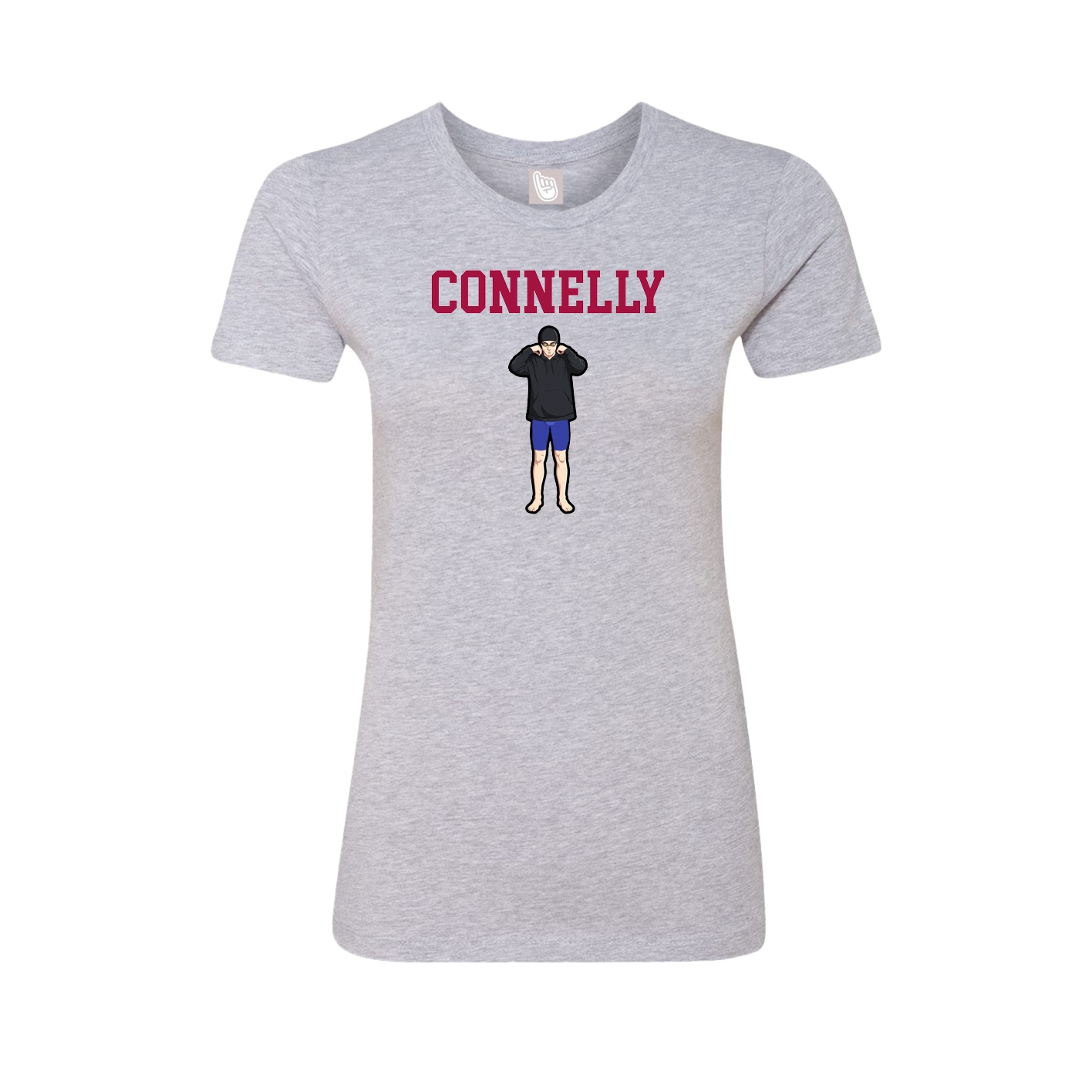 Fitted Women's Tee — Shirsey in Grey
