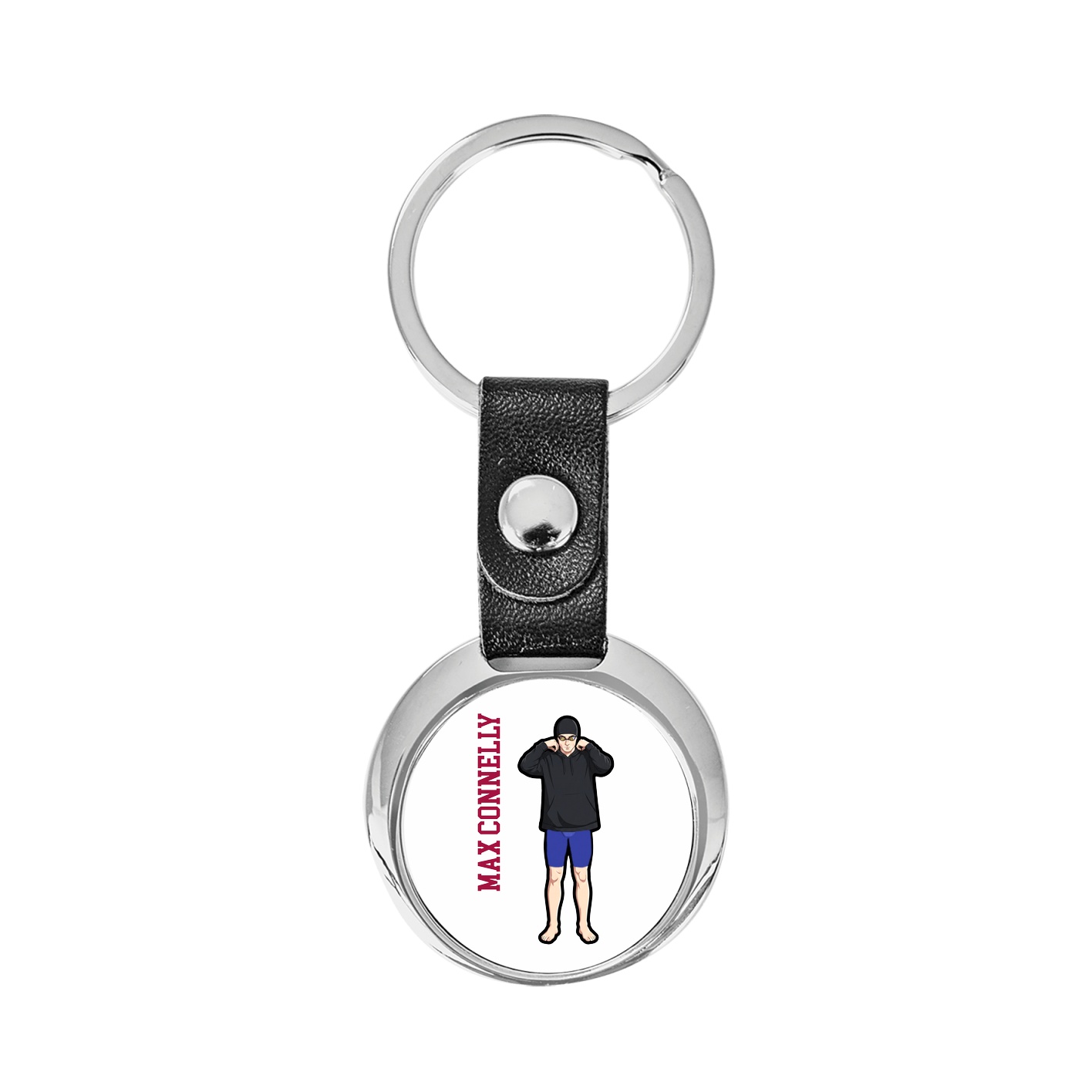 Key Chain — Name Vertical in Classic