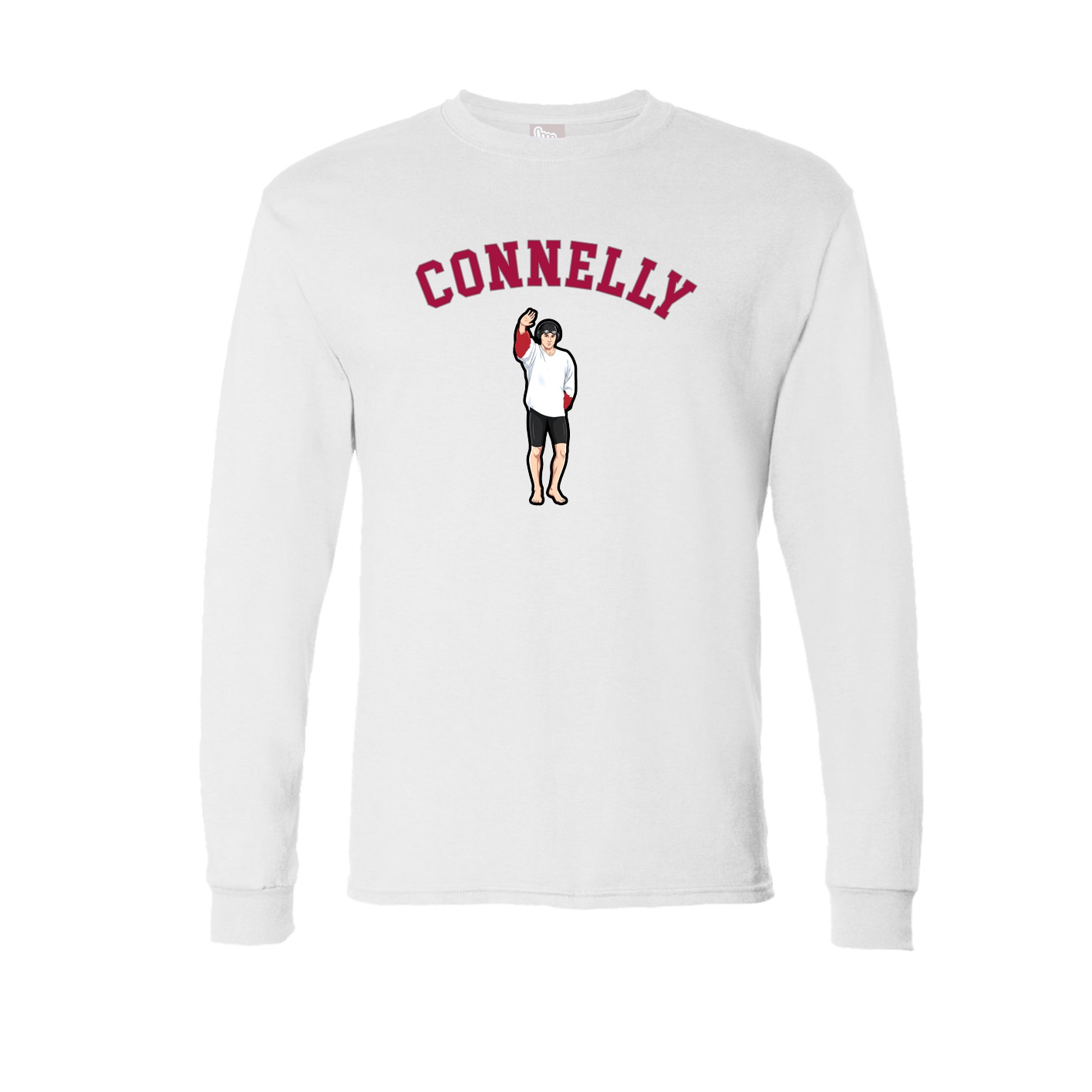 Long Sleeve Tee — Shirsey Arch in White