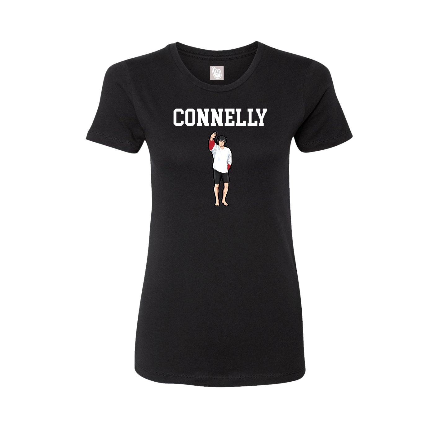 Fitted Women's Tee — Shirsey in Black