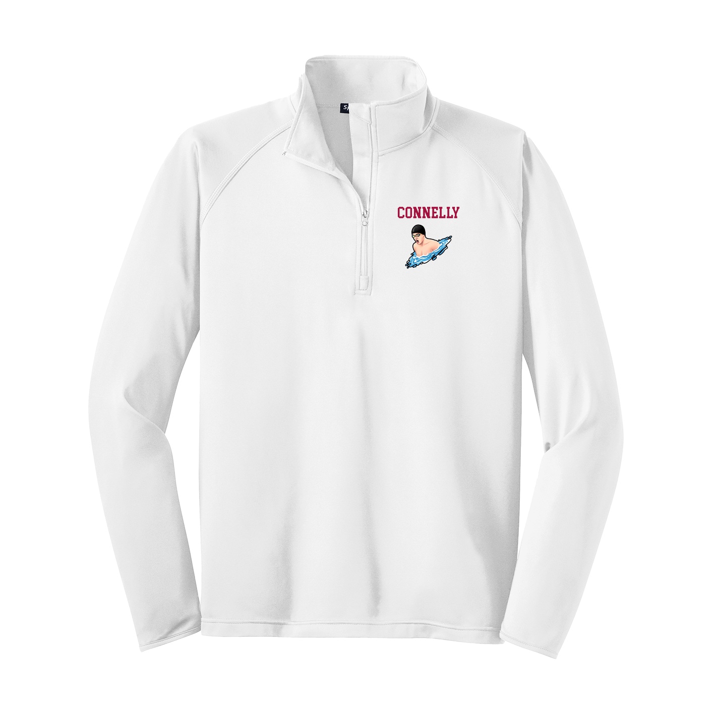Q-Zip Pullover — Shirsey in White