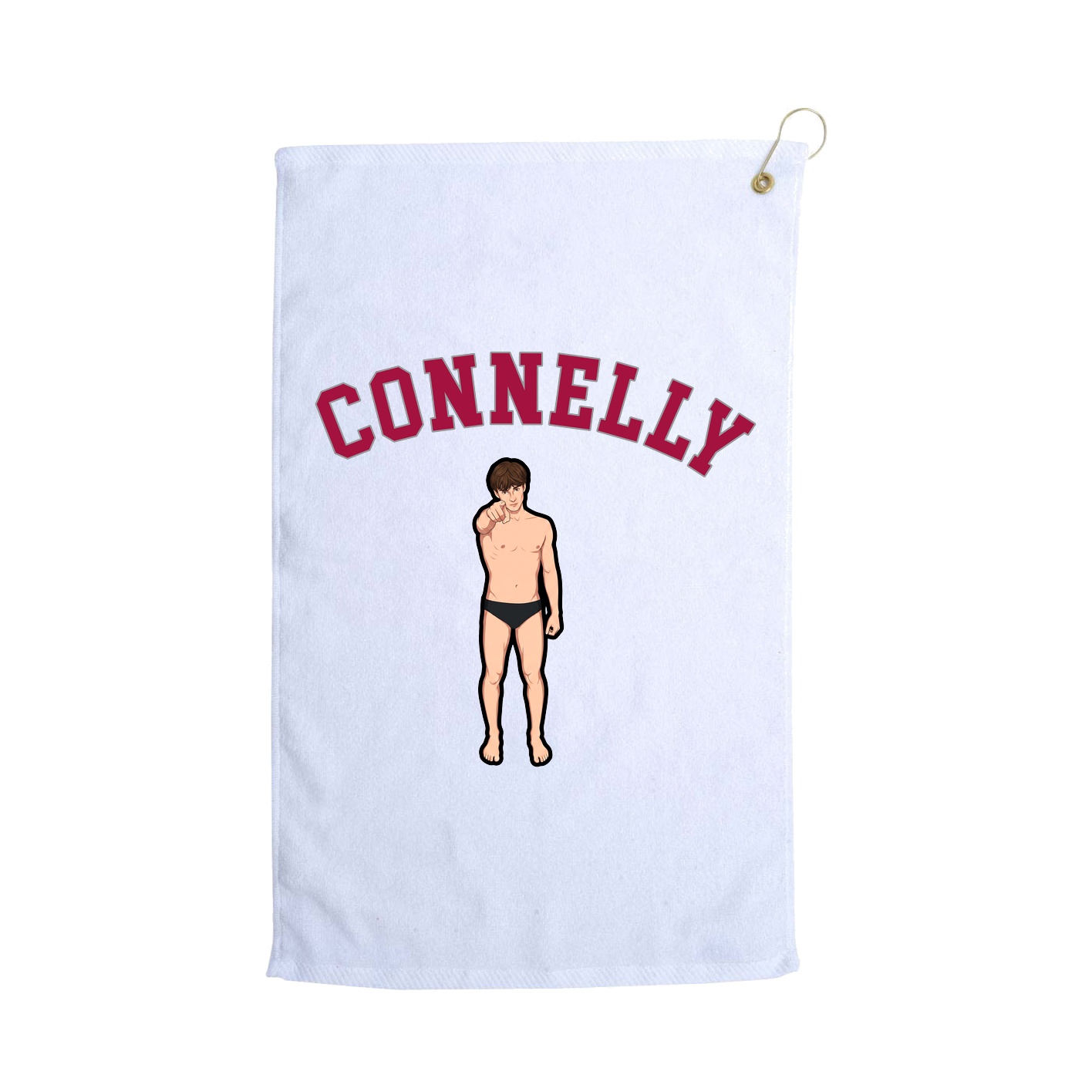 Golf Towel — Shirsey Arch in White
