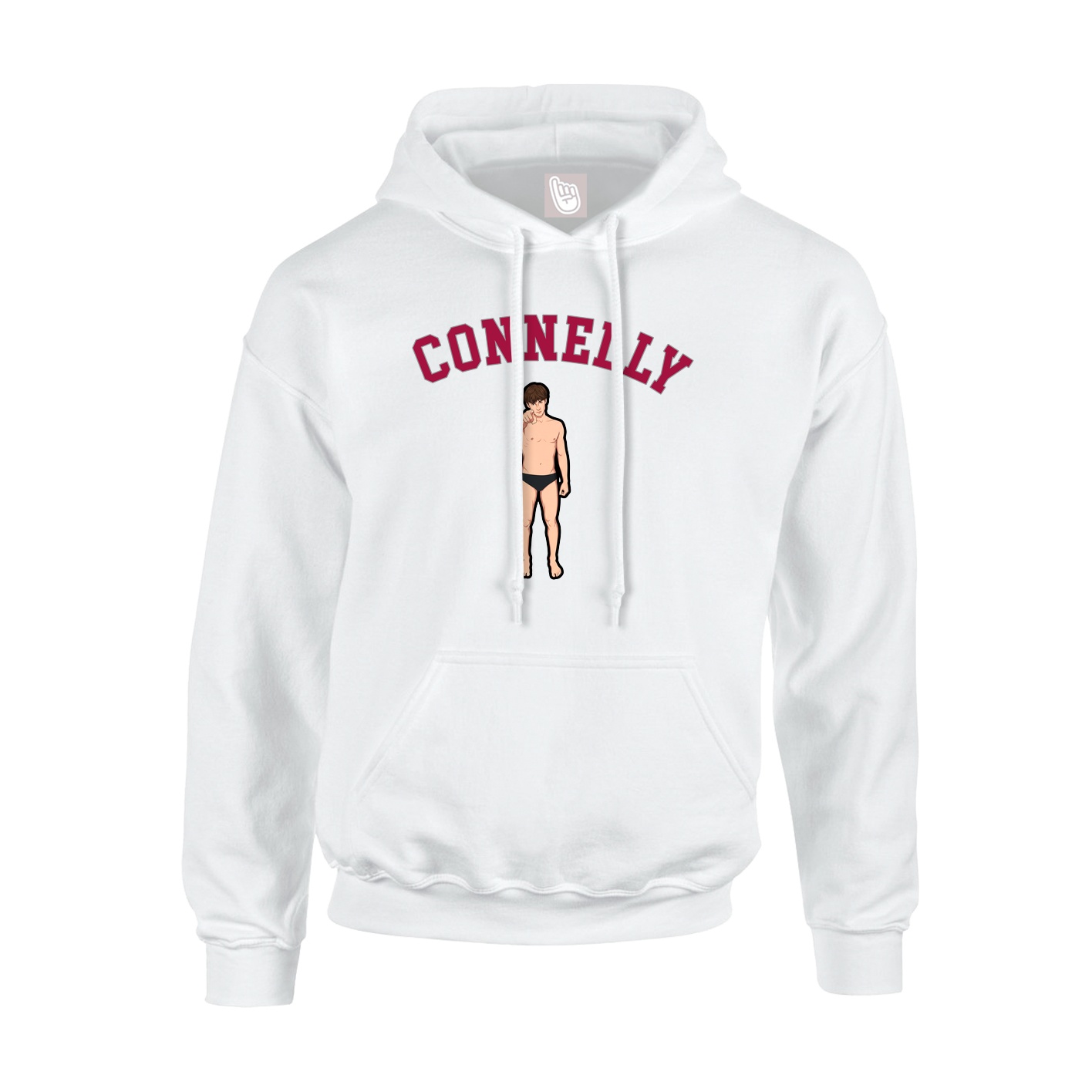 Hoodie — Shirsey Arch in White