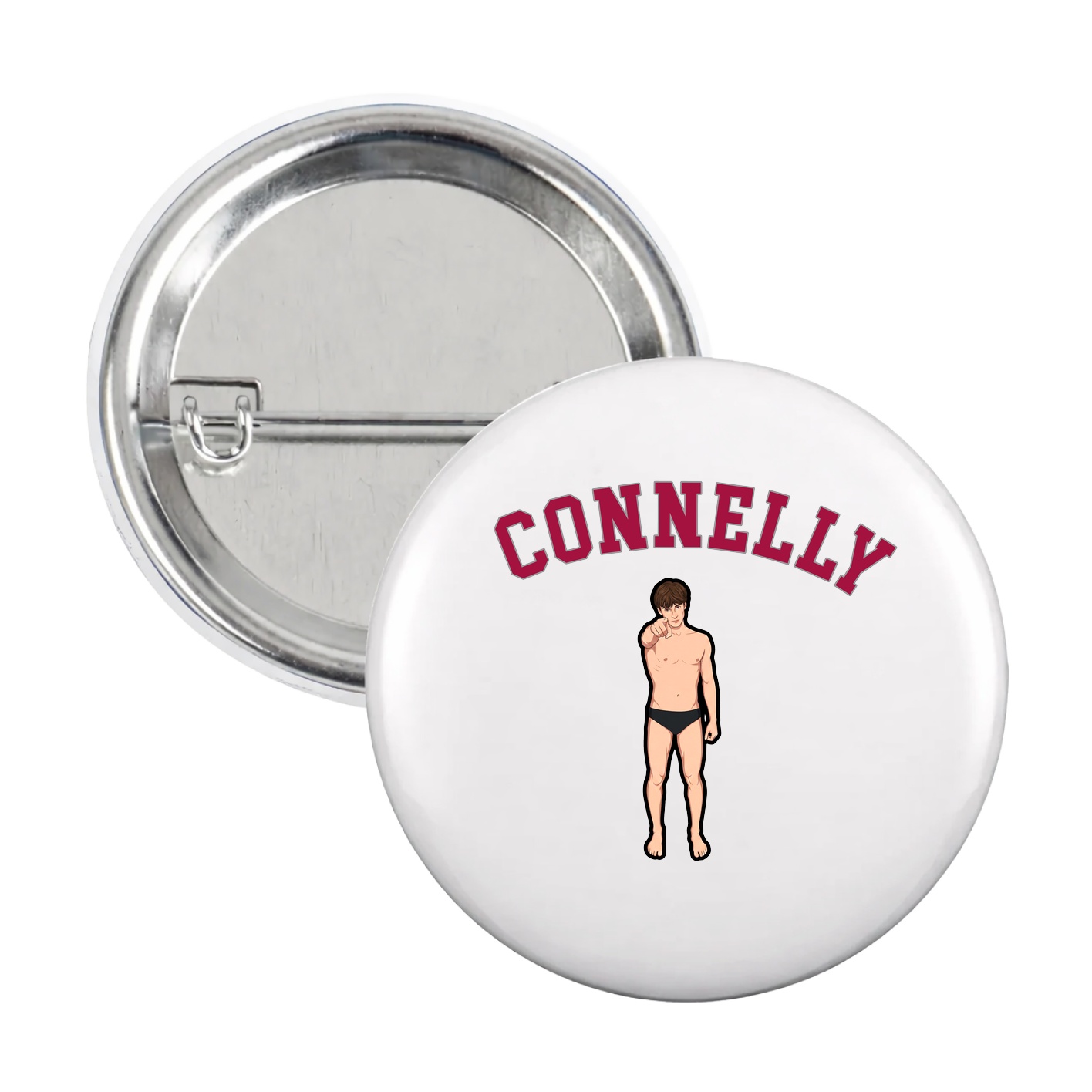 Game Day Button — Shirsey Arch in White