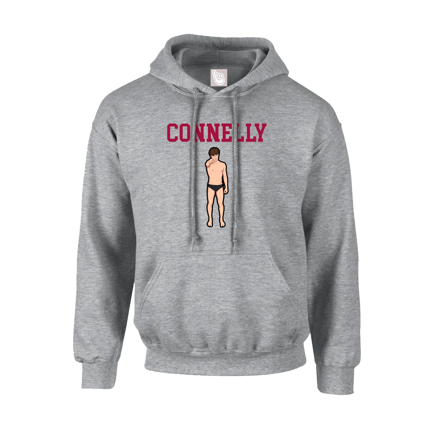 Youth Hoodie — Shirsey in Grey