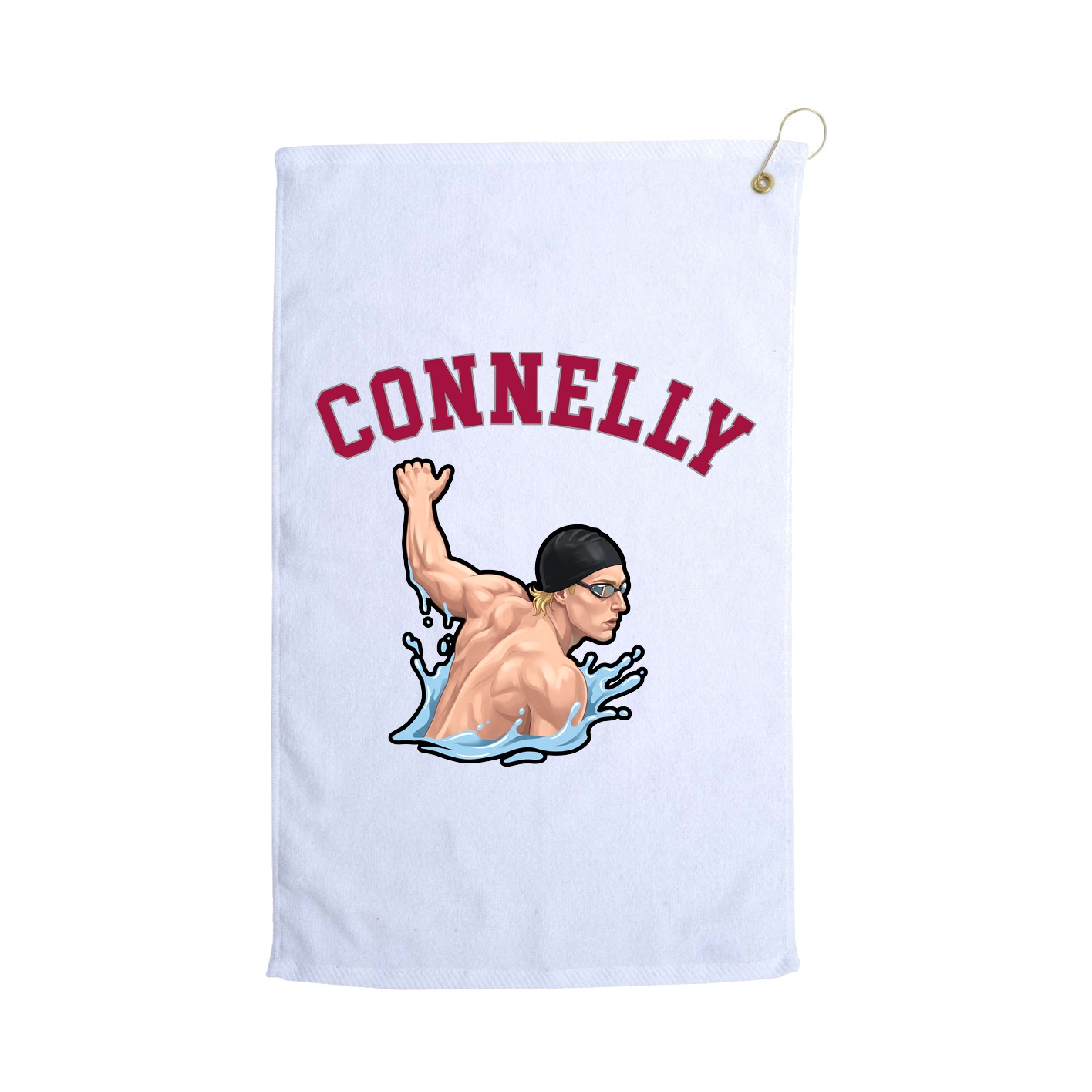 Golf Towel — Shirsey Arch in White
