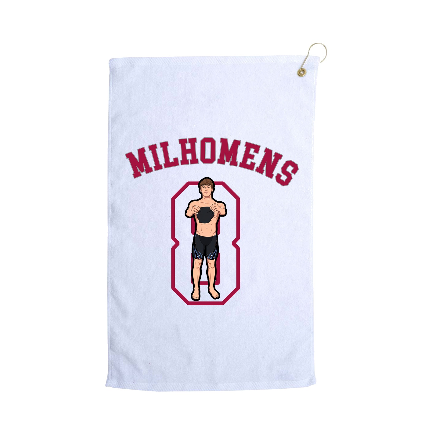 Golf Towel — Shirsey Arch in White