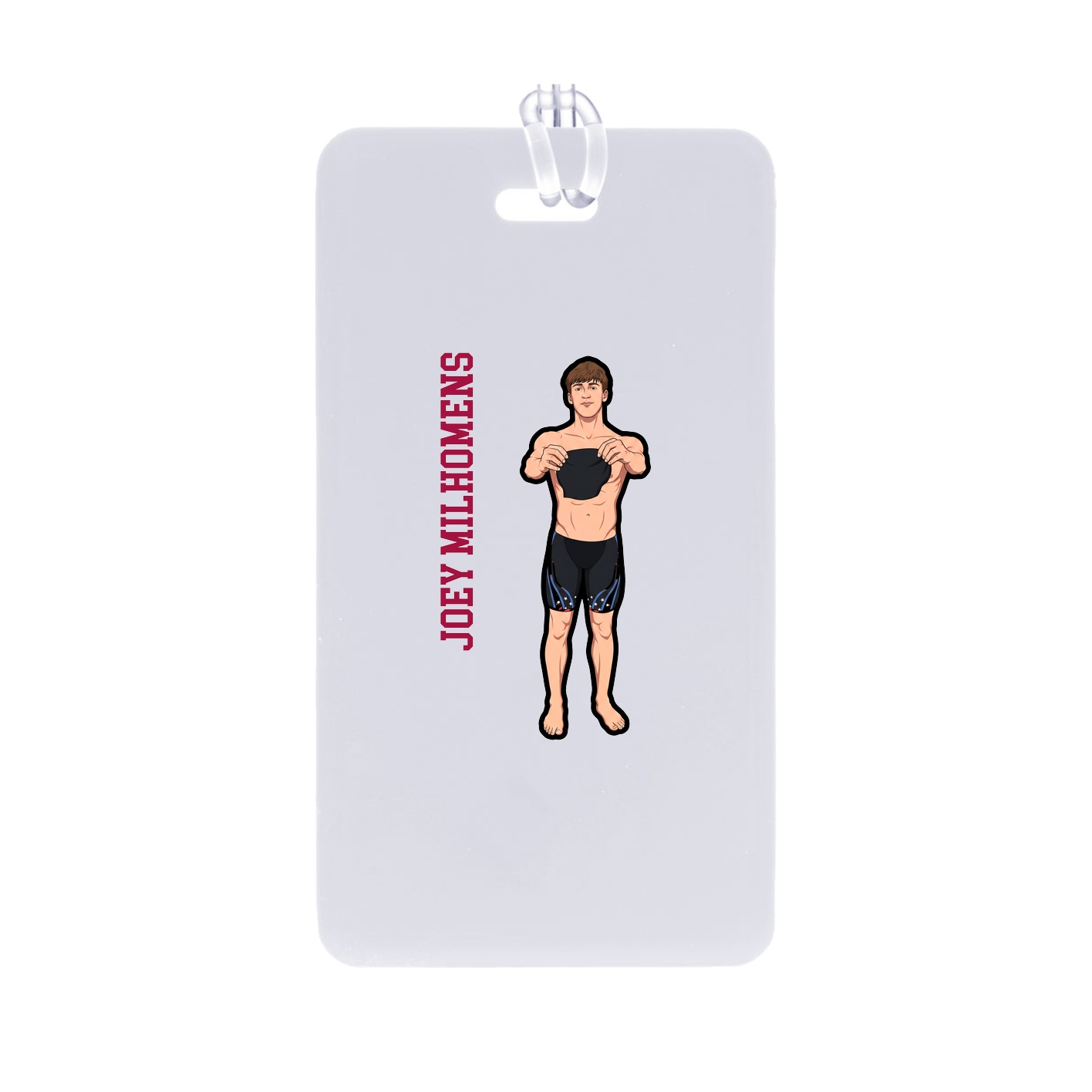 Bag Tag — Name Vertical in Classic