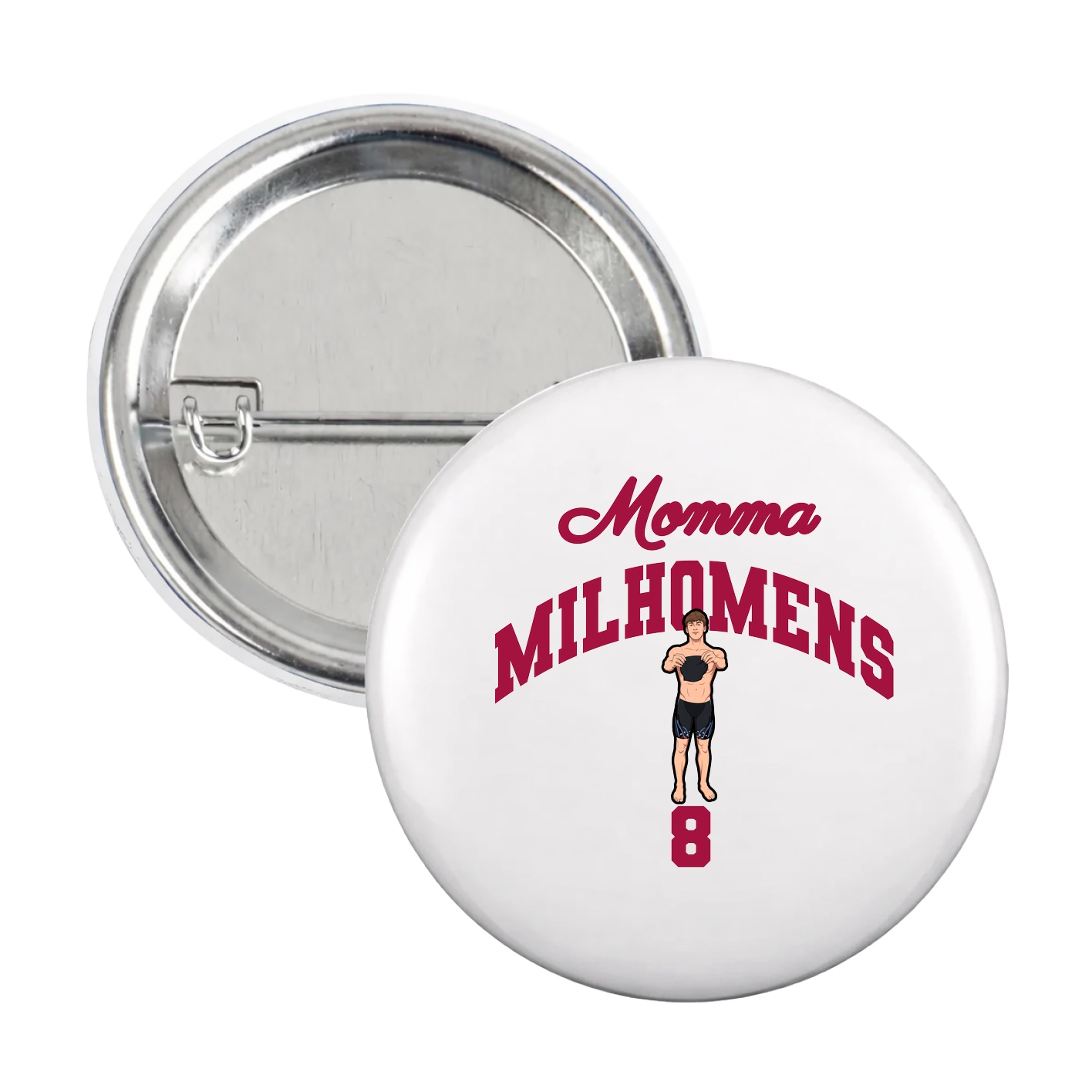 Game Day Button — Mothers Day Arch in White