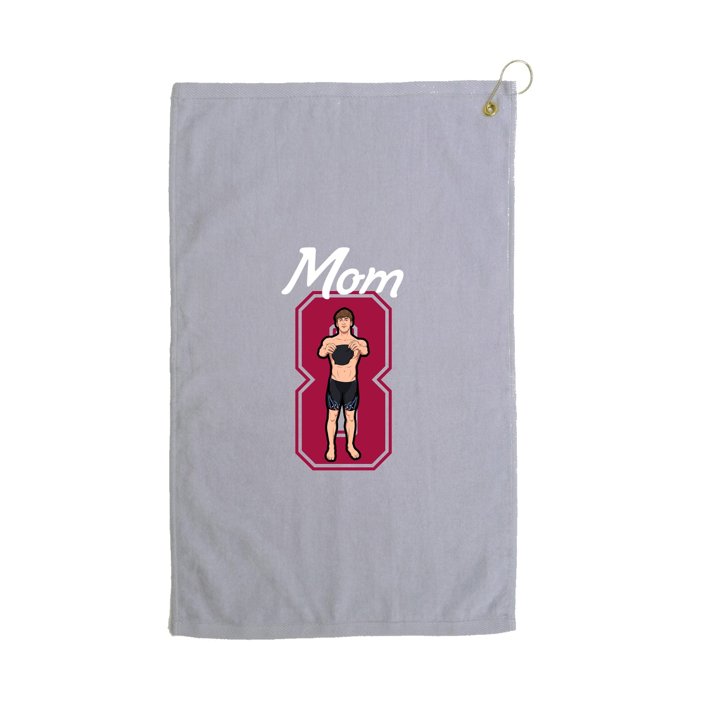 Golf Towel — Mothers Day Shirsey in Grey