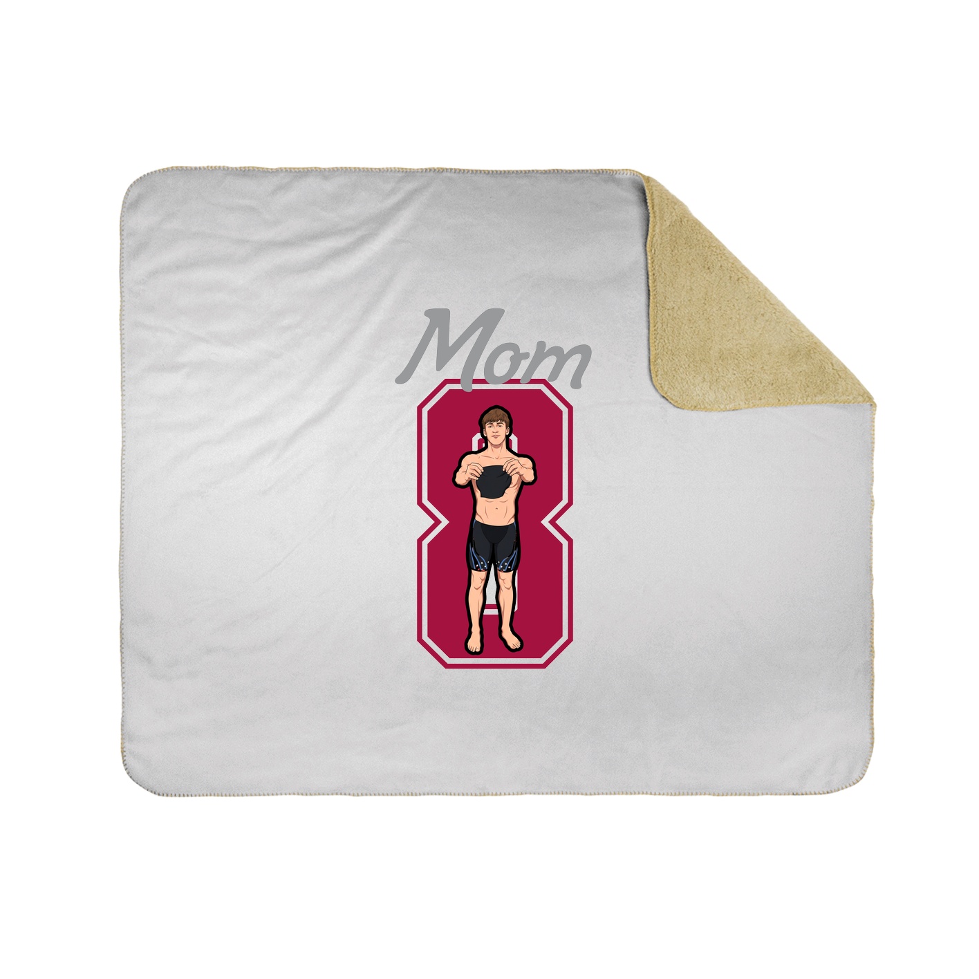 Throw Blanket — Mothers Day Shirsey in White