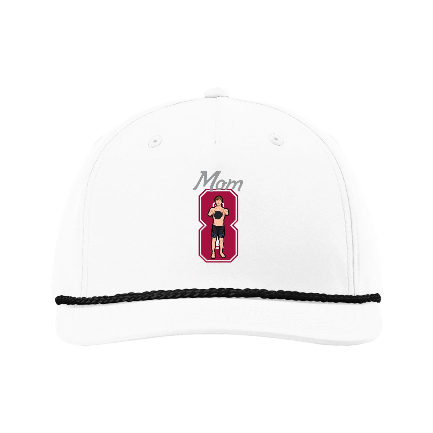 Five-Panel Classic Rope Cap — Mothers Day Shirsey in White