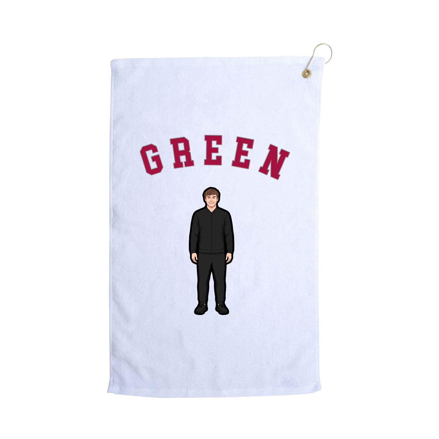 Golf Towel — Shirsey Arch in White