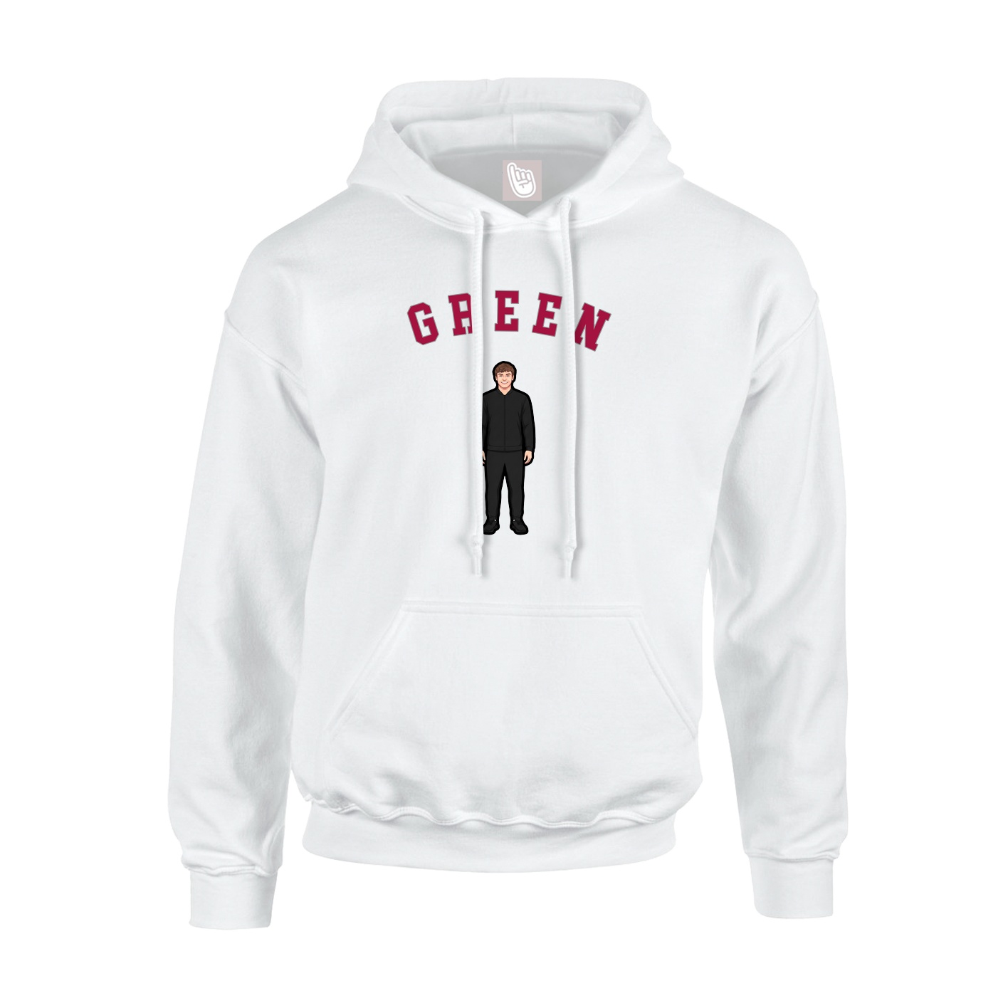 Hoodie — Shirsey Arch in White