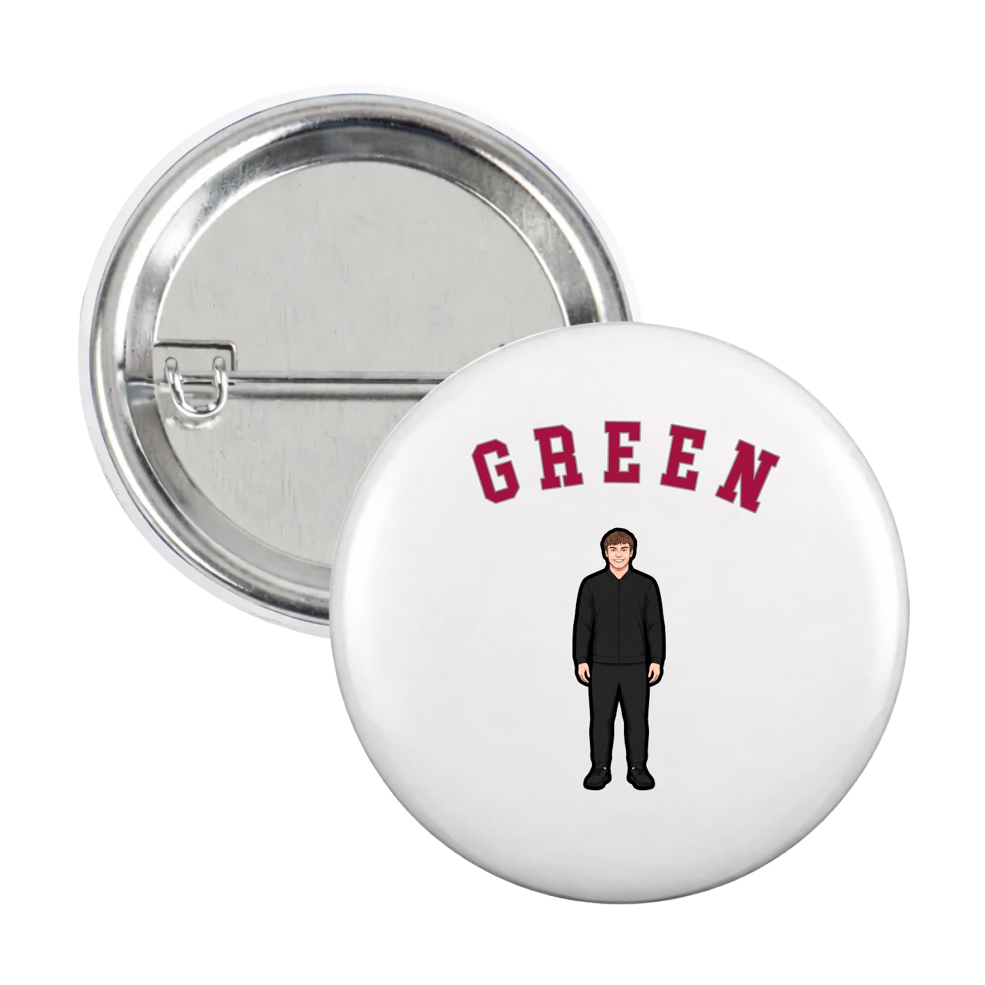 Game Day Button — Shirsey Arch in White