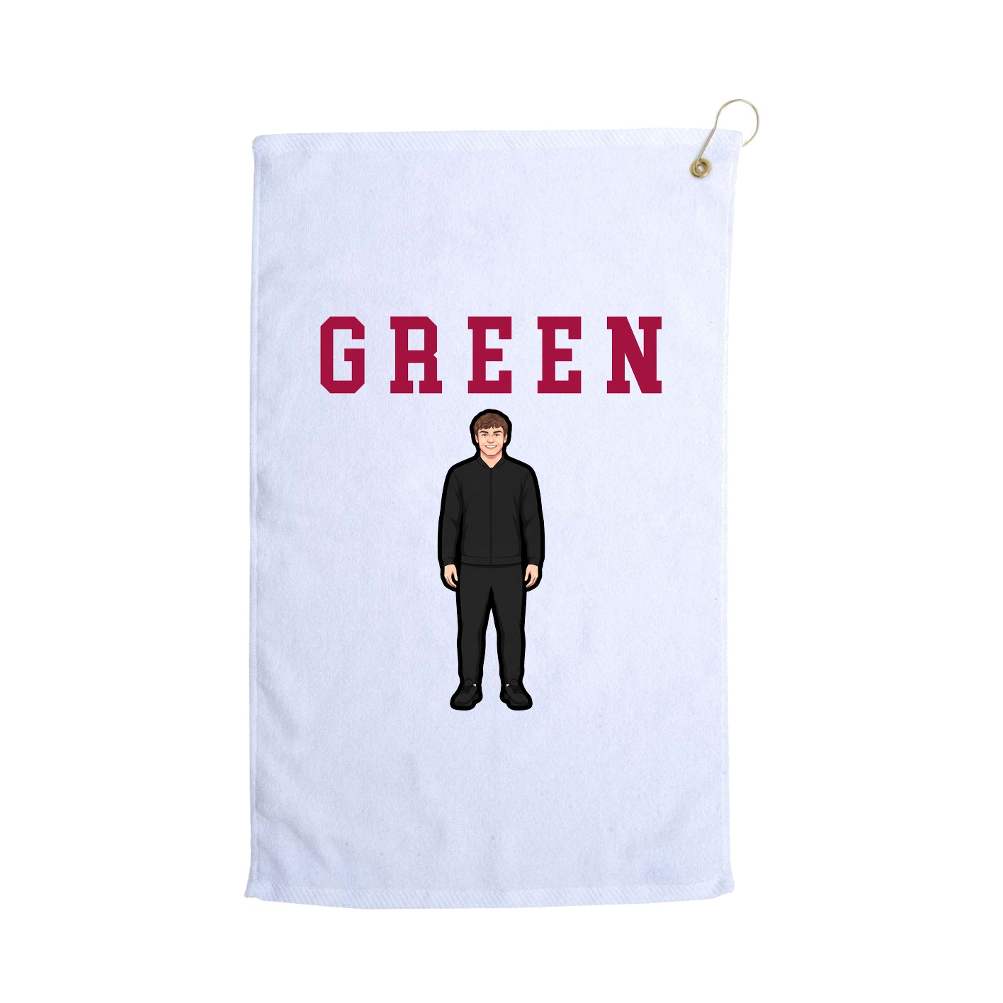 Golf Towel — Shirsey in White