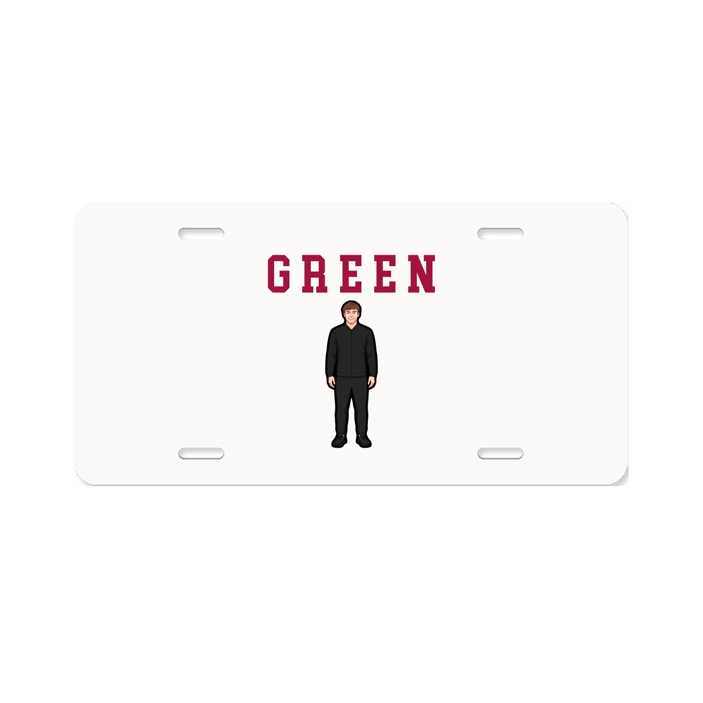 License Plate — Shirsey in Classic