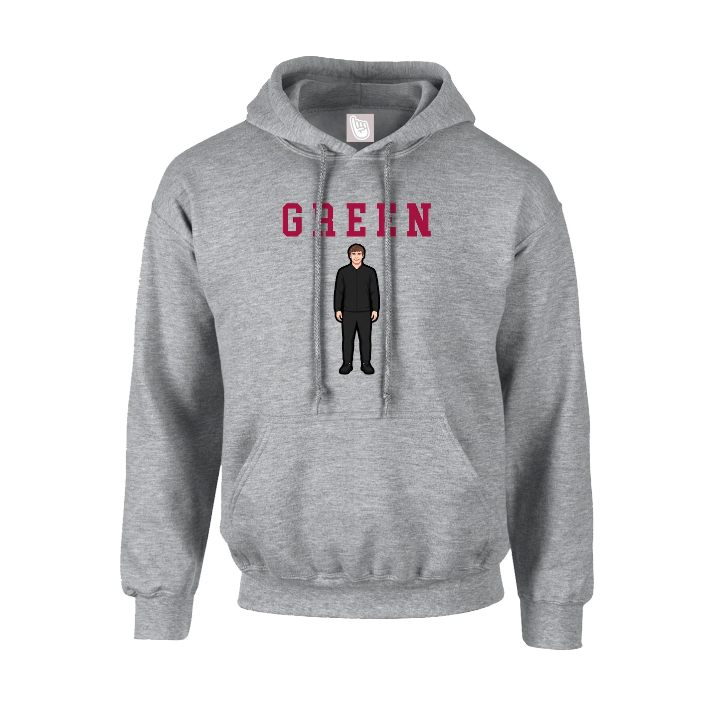 Hoodie — Shirsey in Grey