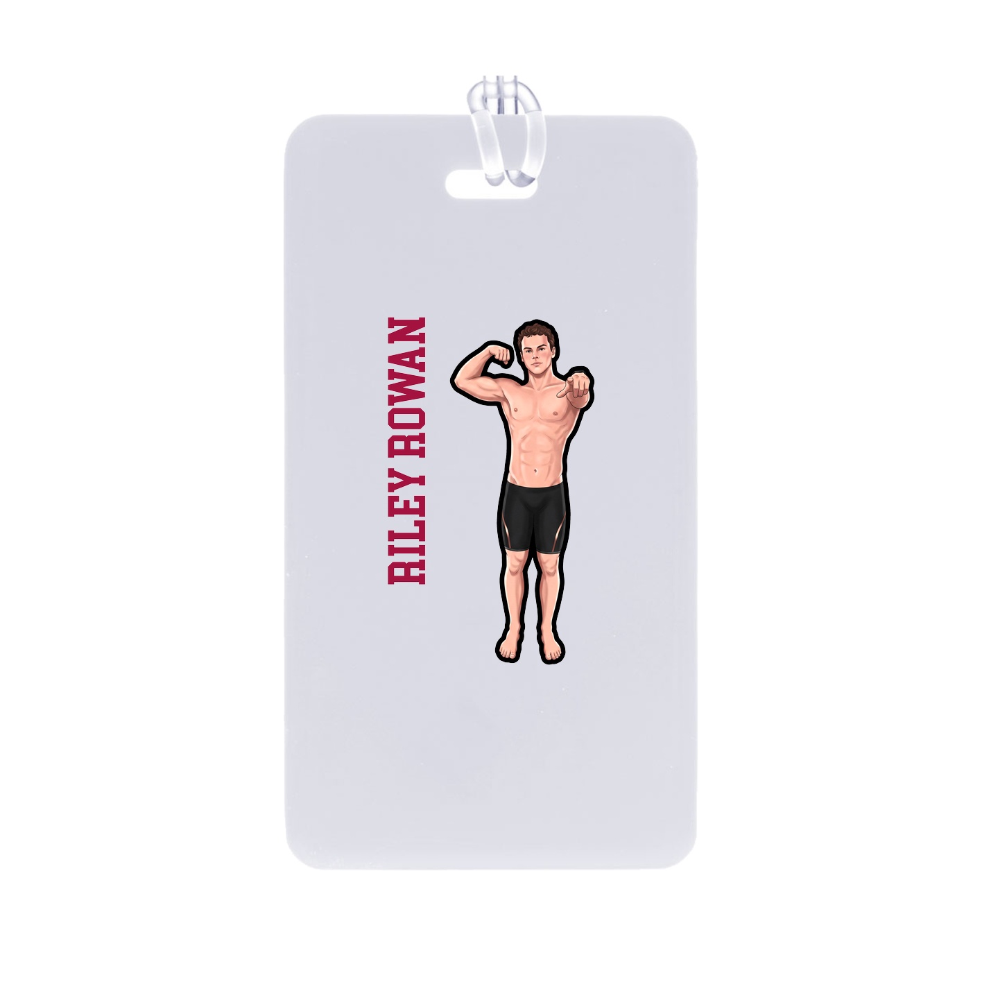 Bag Tag — Name Vertical in Classic