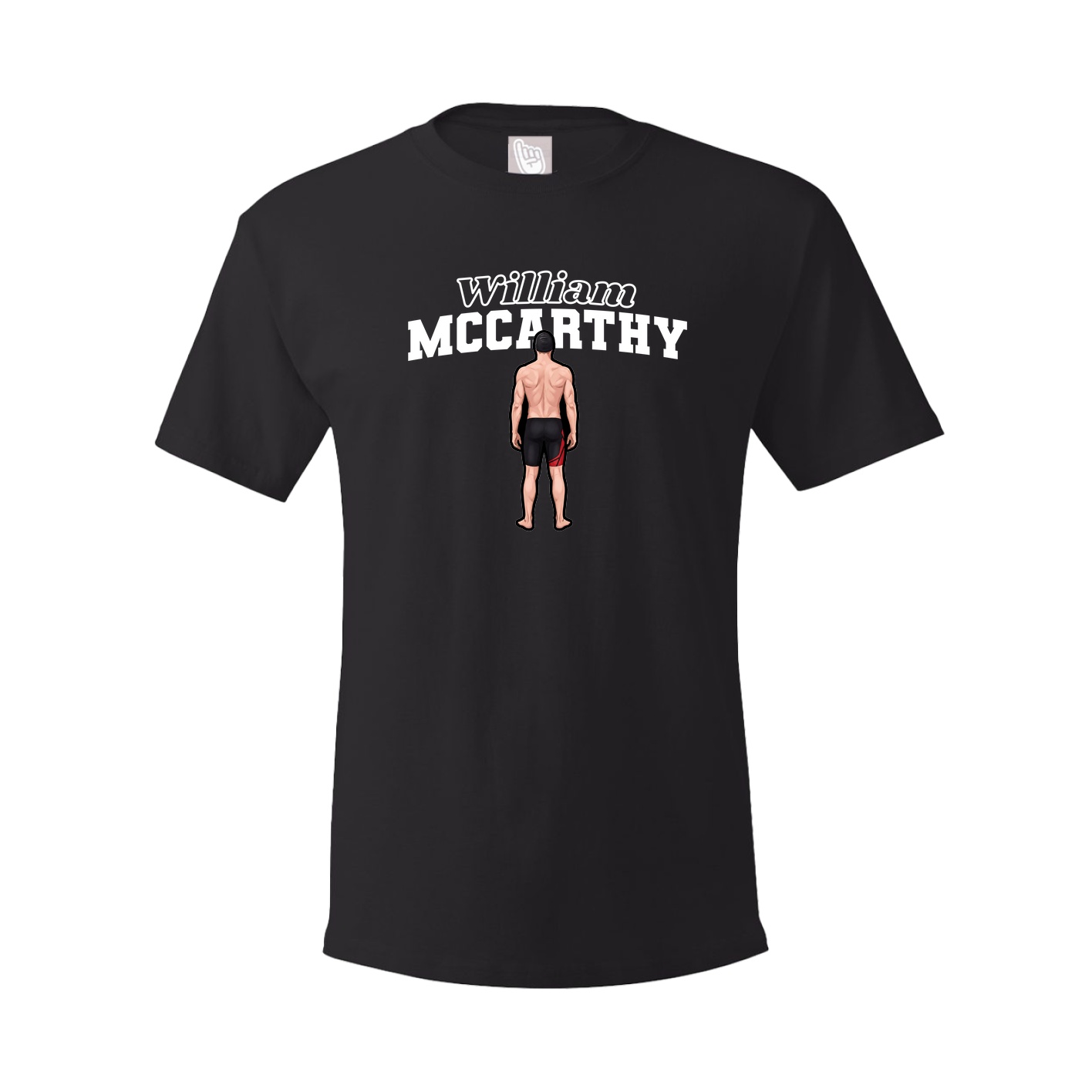 Youth Tee — Name Arch in Black