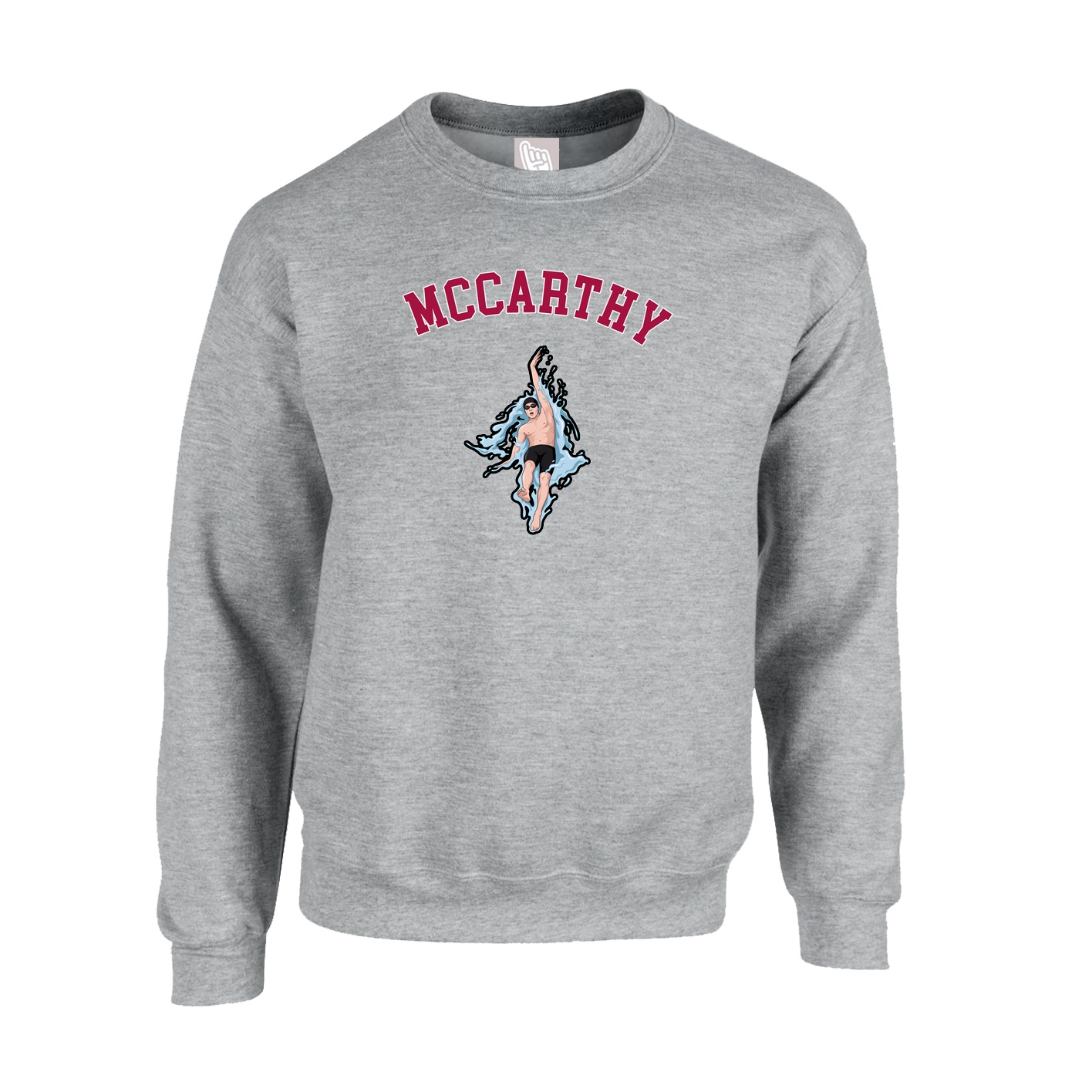 Fleece Crew — Shirsey Arch in Grey