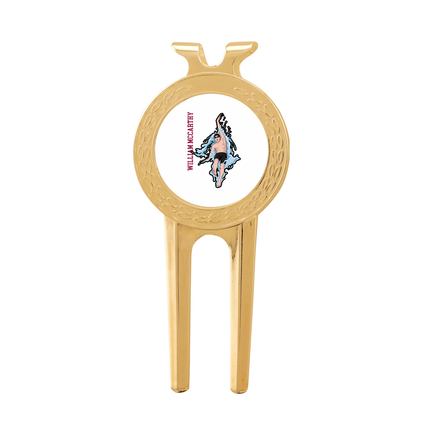 Divot Tool with Ball Marker — Name Vertical in Classic