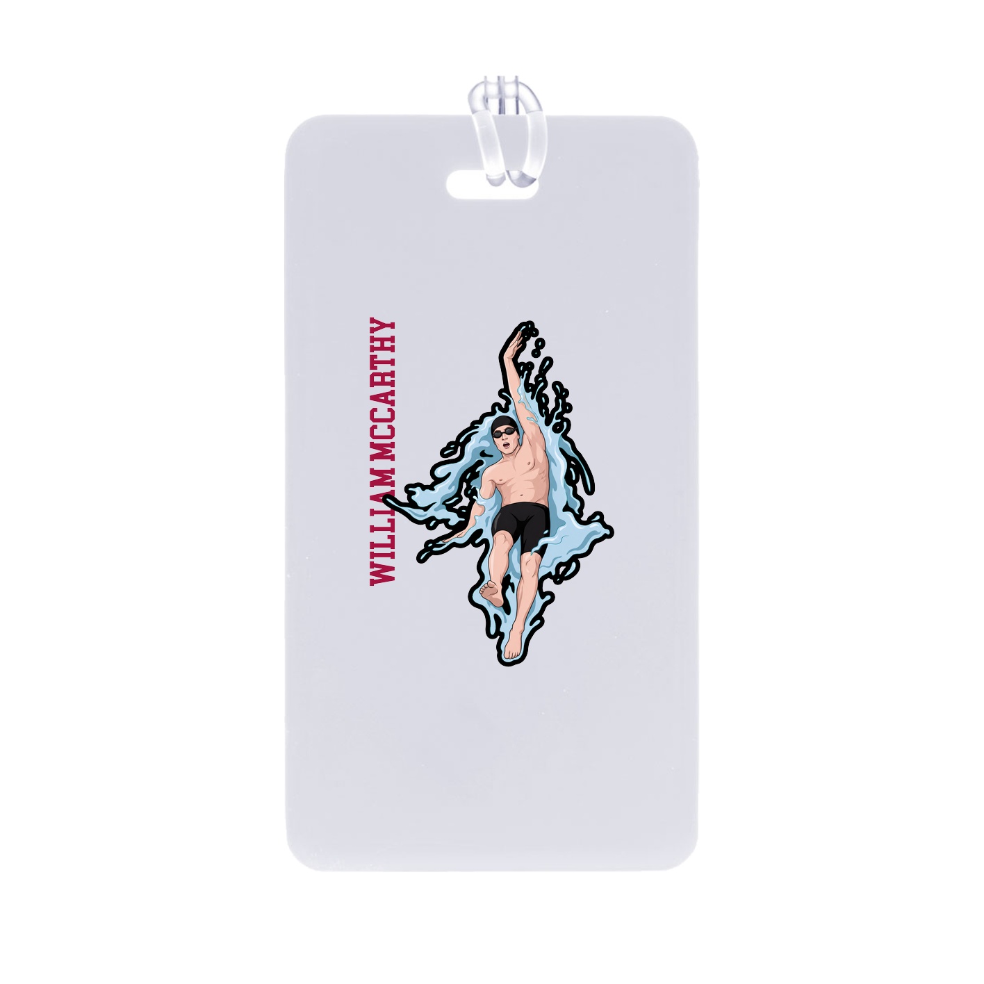 Bag Tag — Name Vertical in Classic