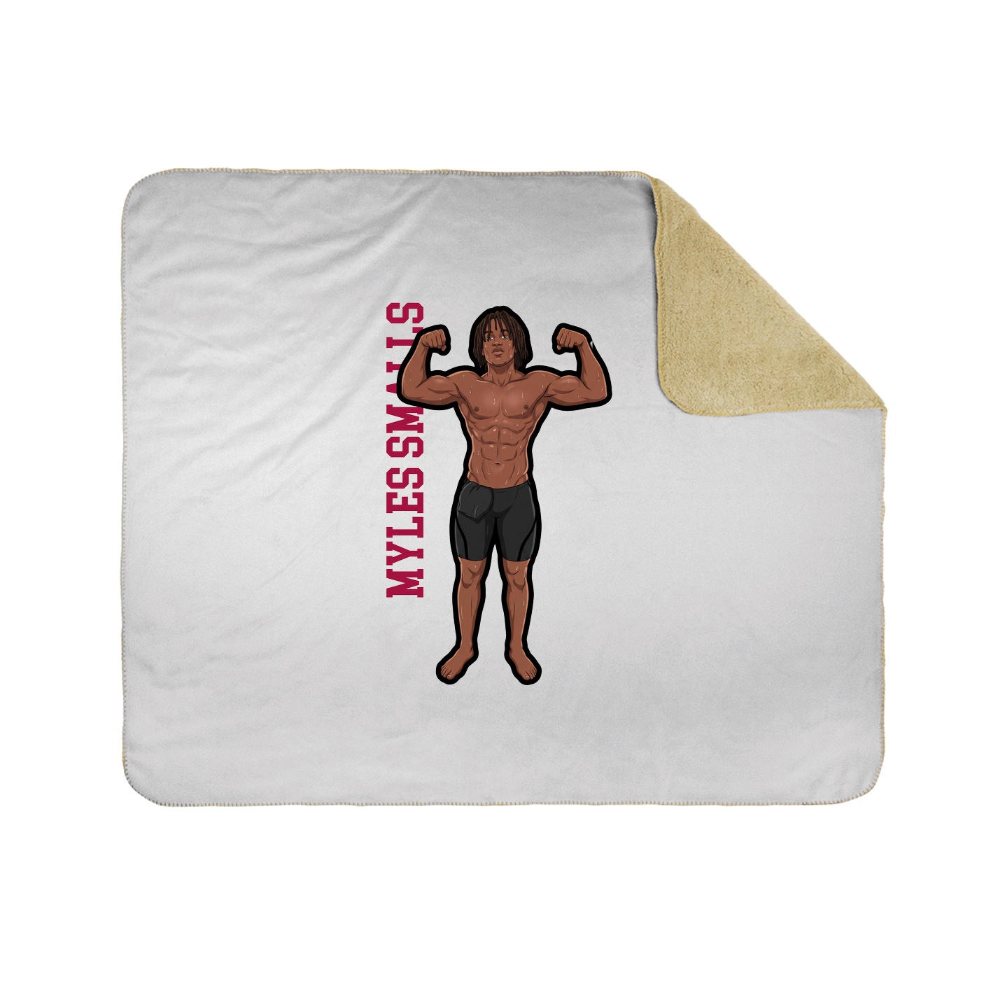50x60 Sherpa Lined Throw Blanket