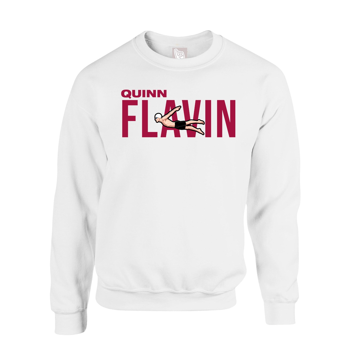 Fleece Crew — Player Name in White