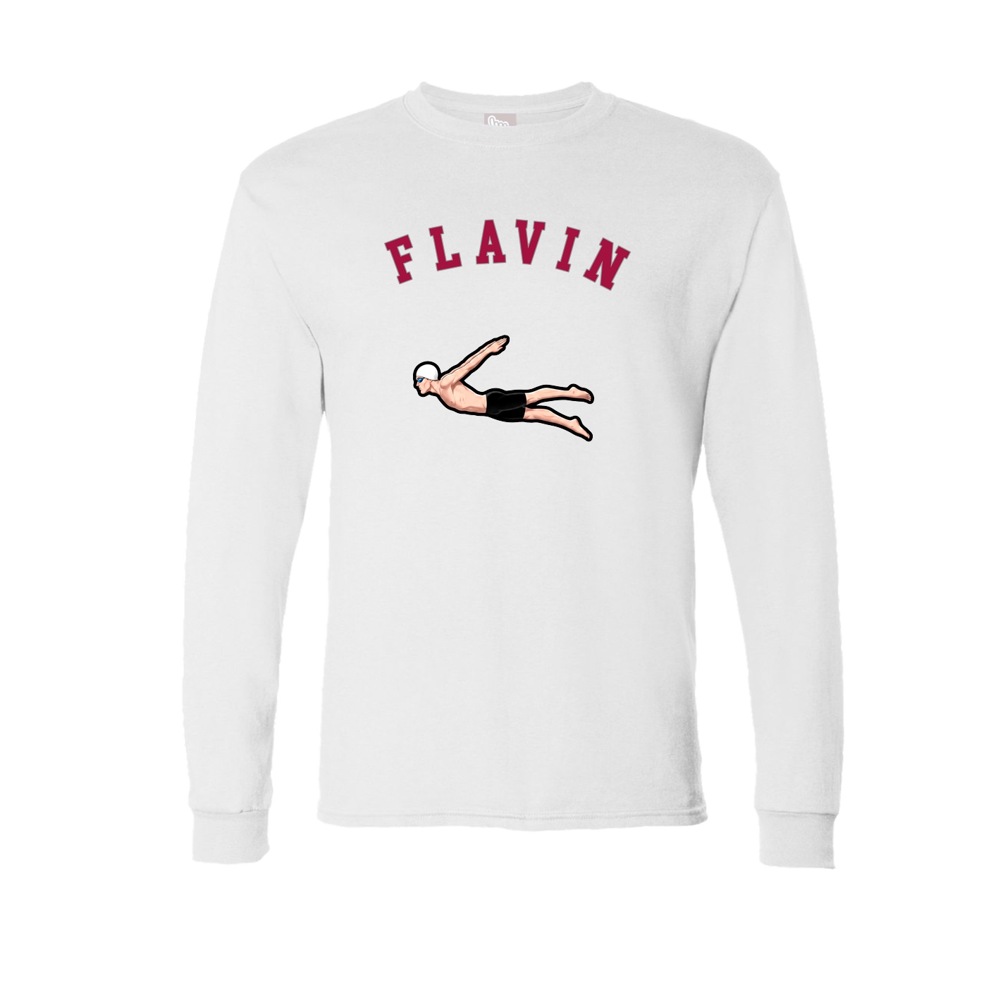 Long Sleeve Tee — Shirsey Arch in White