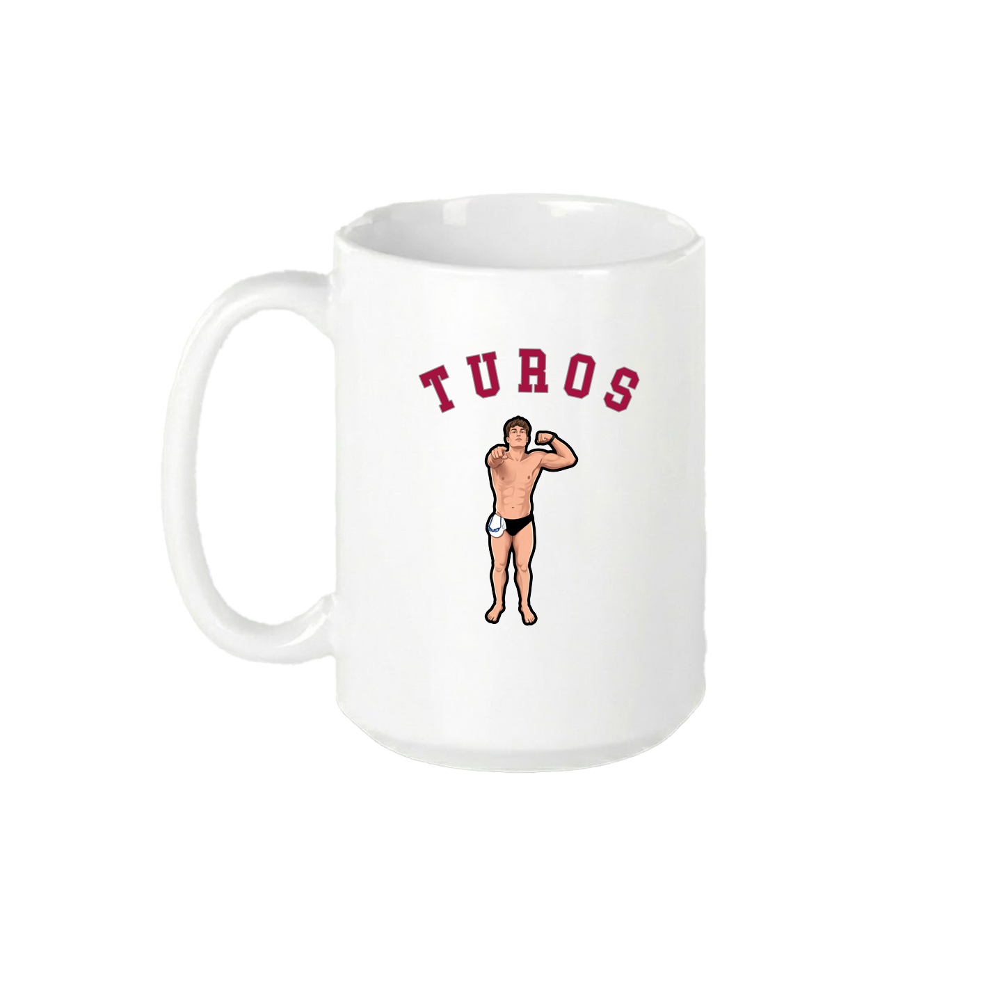 15oz Coffee Mug — Shirsey Arch in White