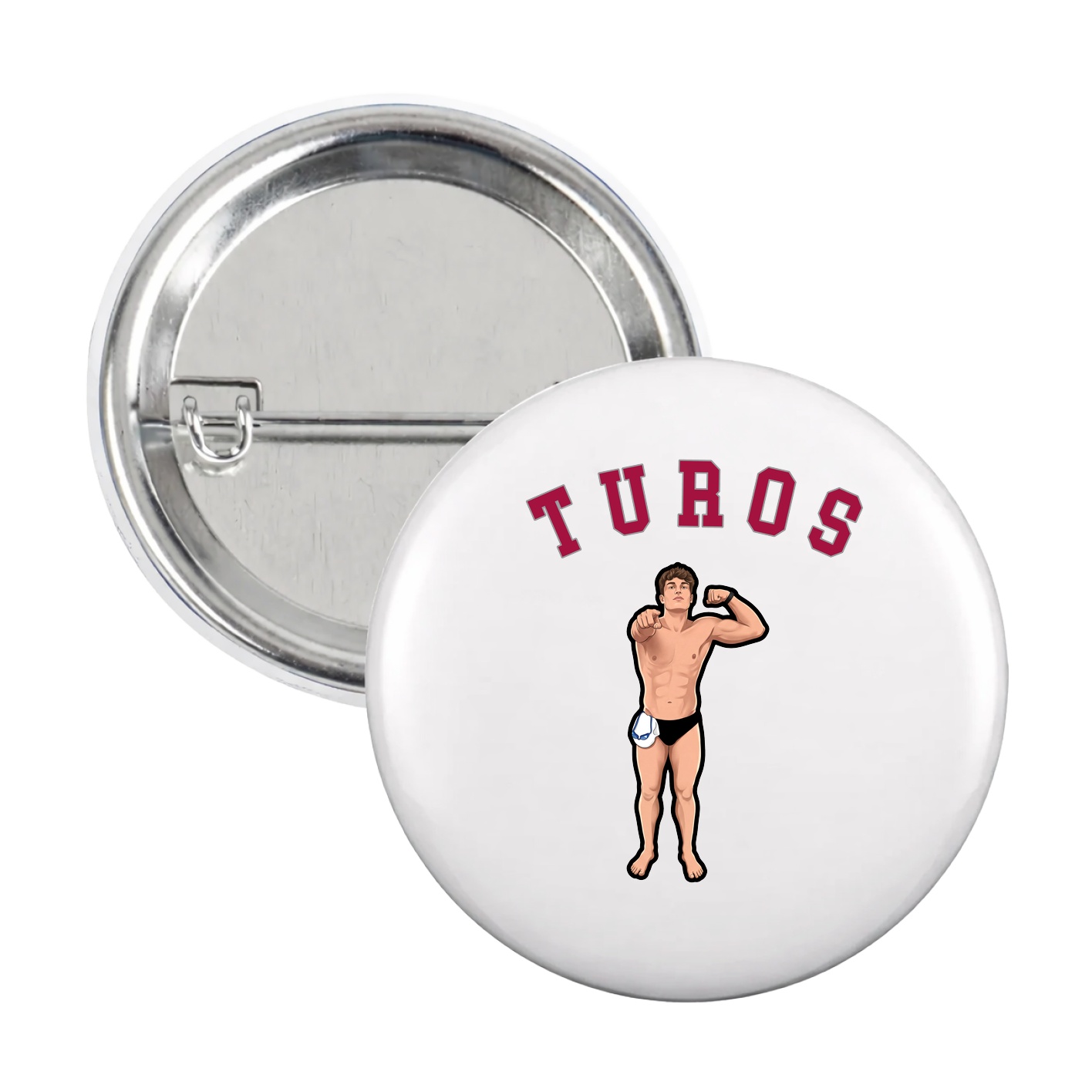 Game Day Button — Shirsey Arch in White
