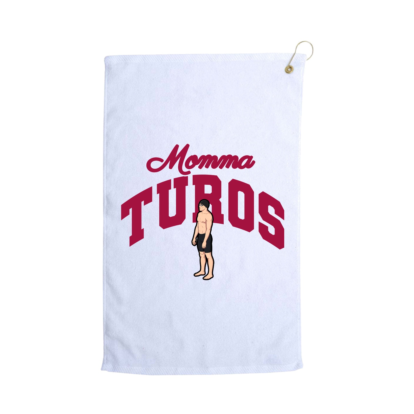 Golf Towel — Mothers Day Arch in White