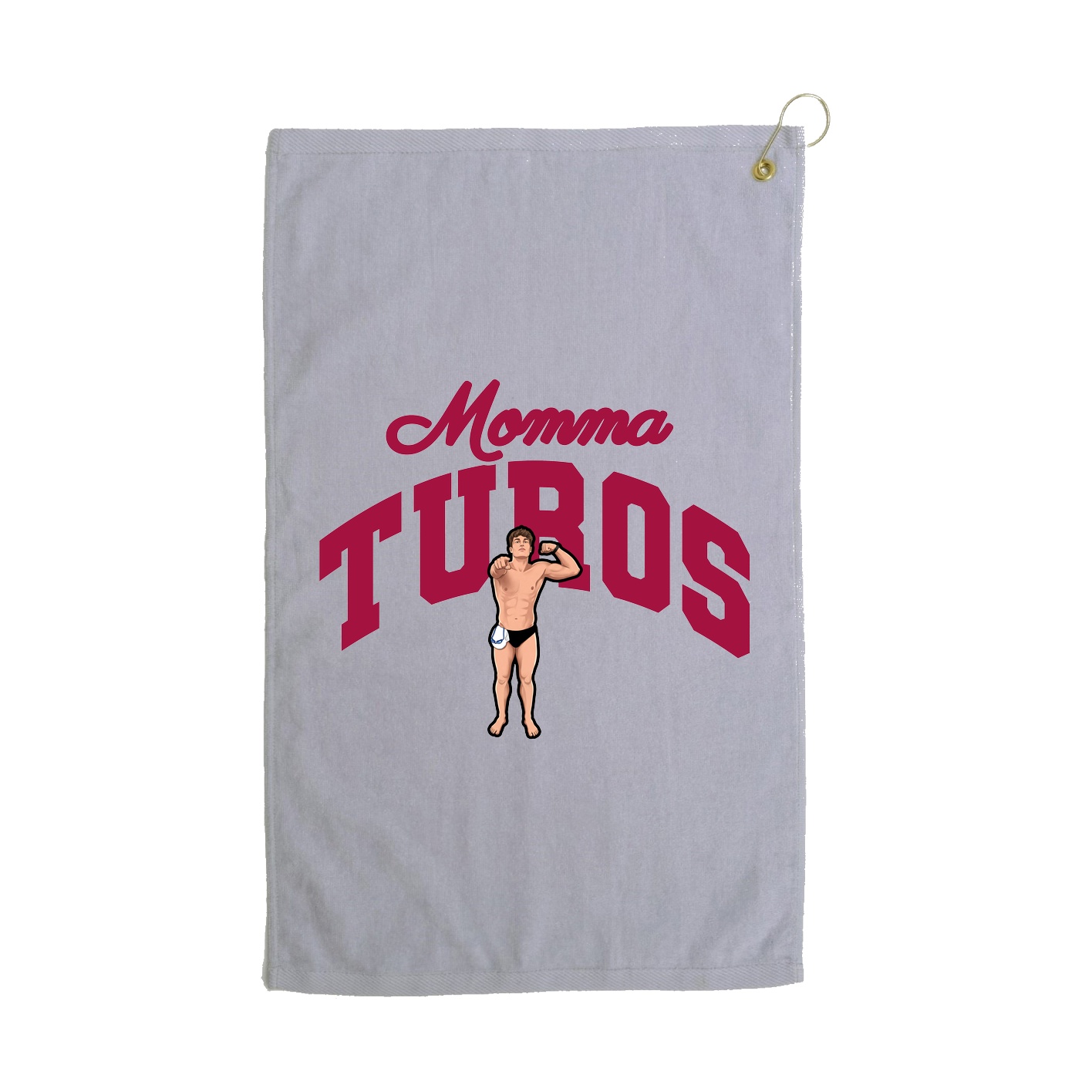 Golf Towel — Mothers Day Arch in Grey