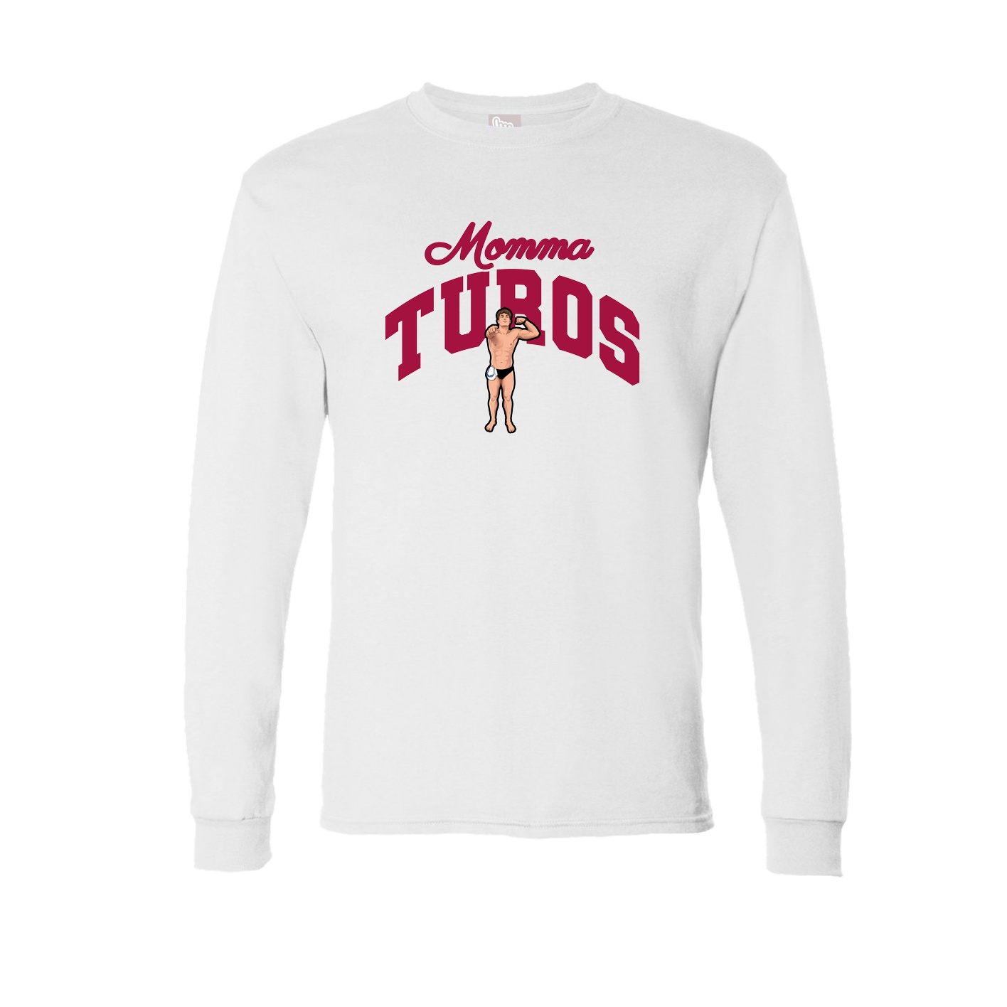 Long Sleeve Tee — Mothers Day Arch in White