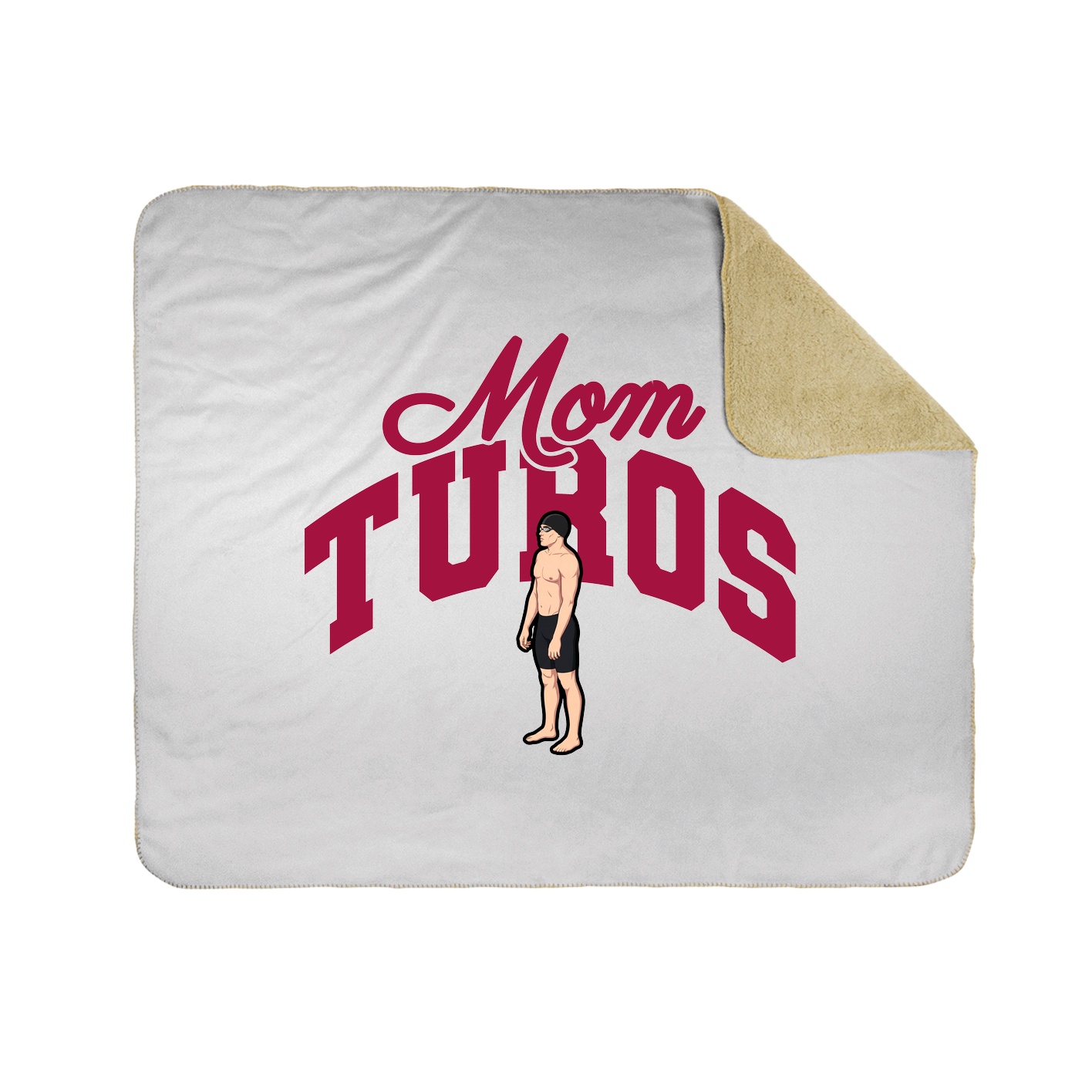 Throw Blanket — Mothers Day Arch in White