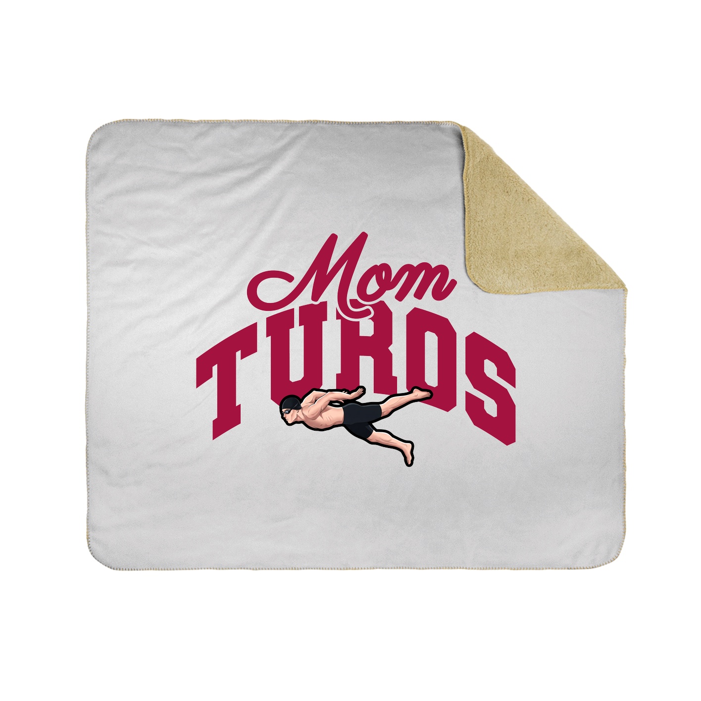 Throw Blanket — Mothers Day Arch in White
