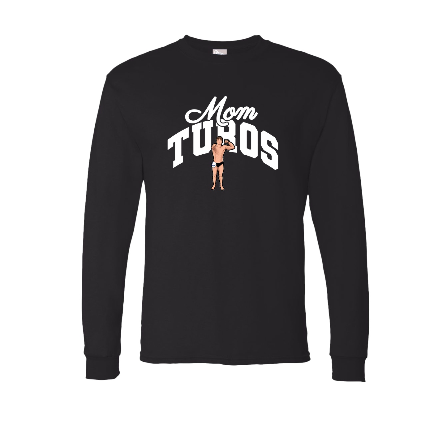 Long Sleeve Tee — Mothers Day Arch in Black
