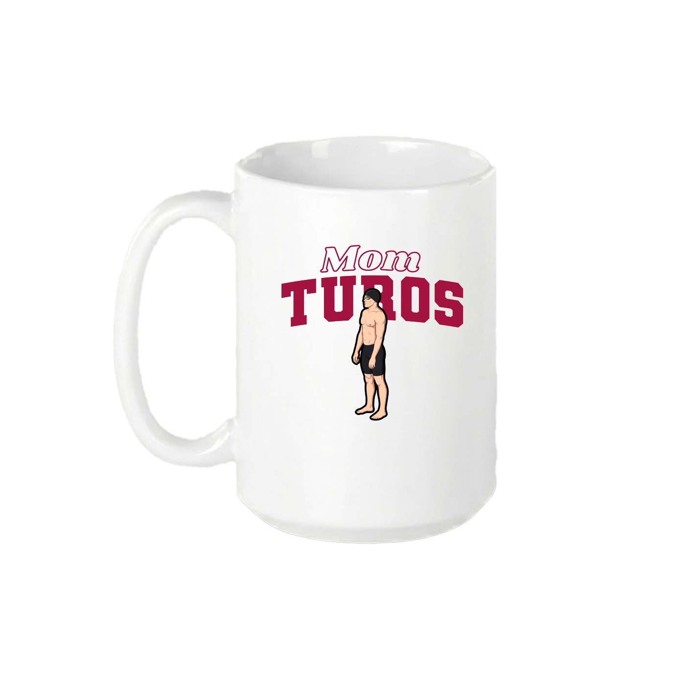 15oz Coffee Mug — Mothers Day Block in White